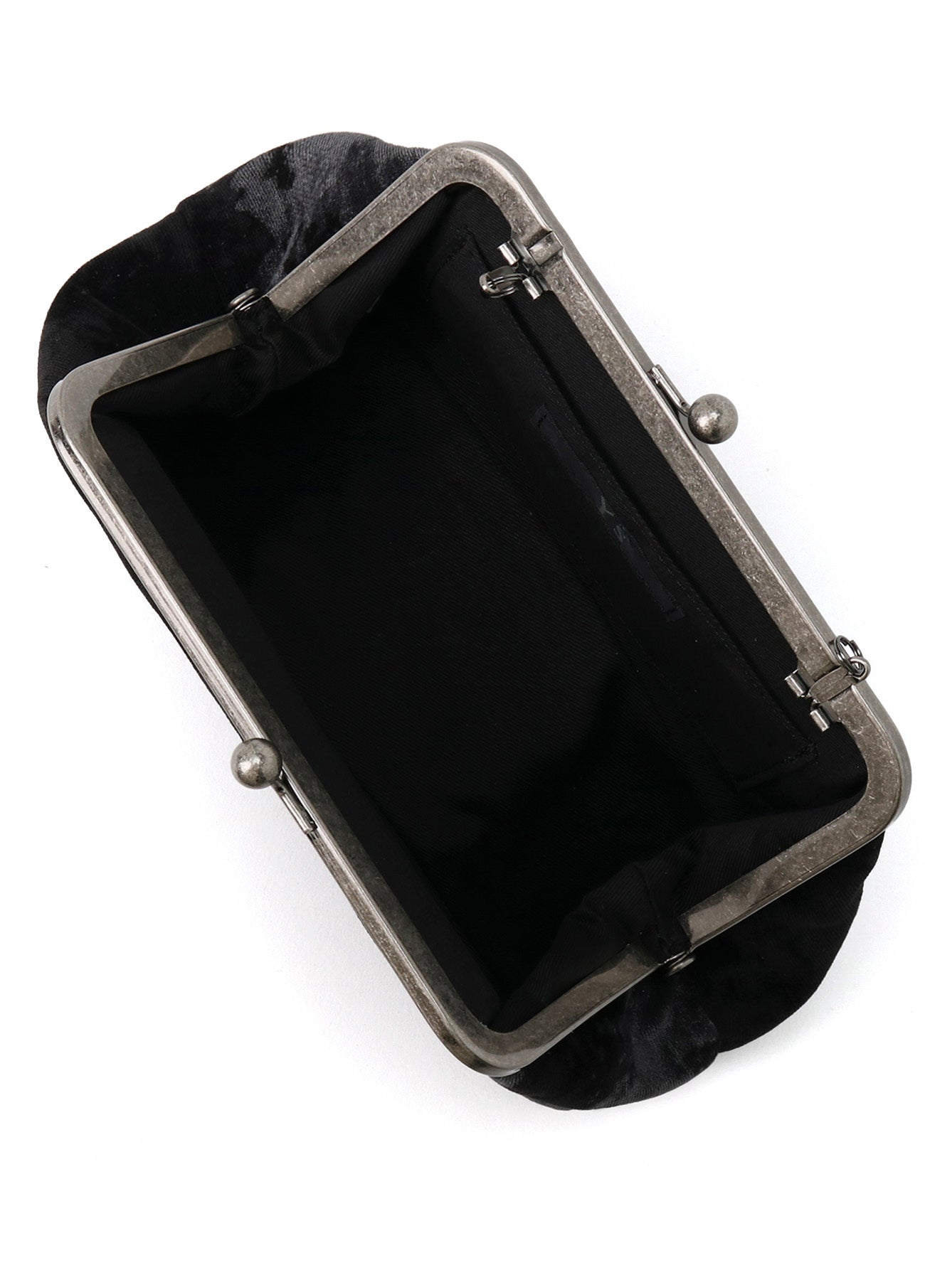 DISCHARGE-PRINTED VELVET CURVY BAG M