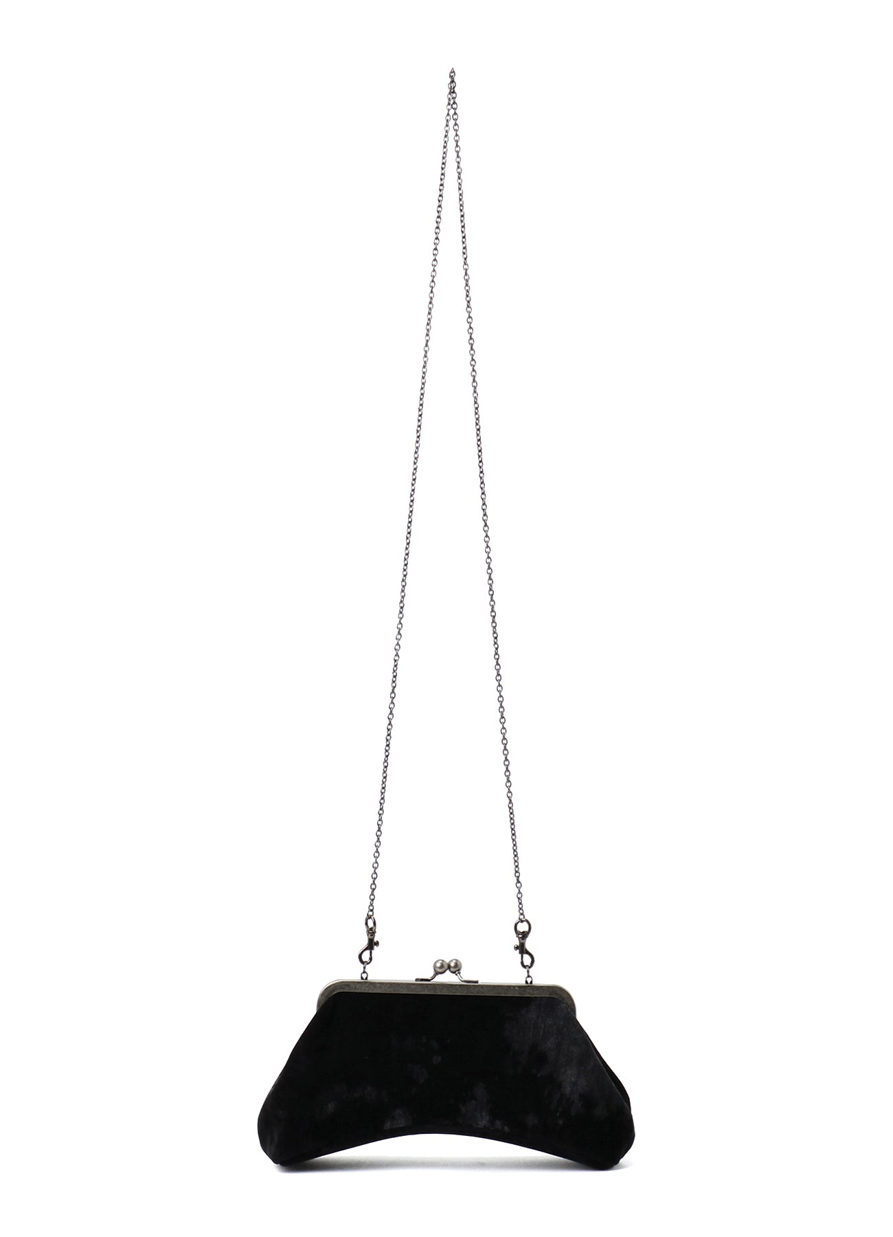 DISCHARGE-PRINTED VELVET CURVY BAG M