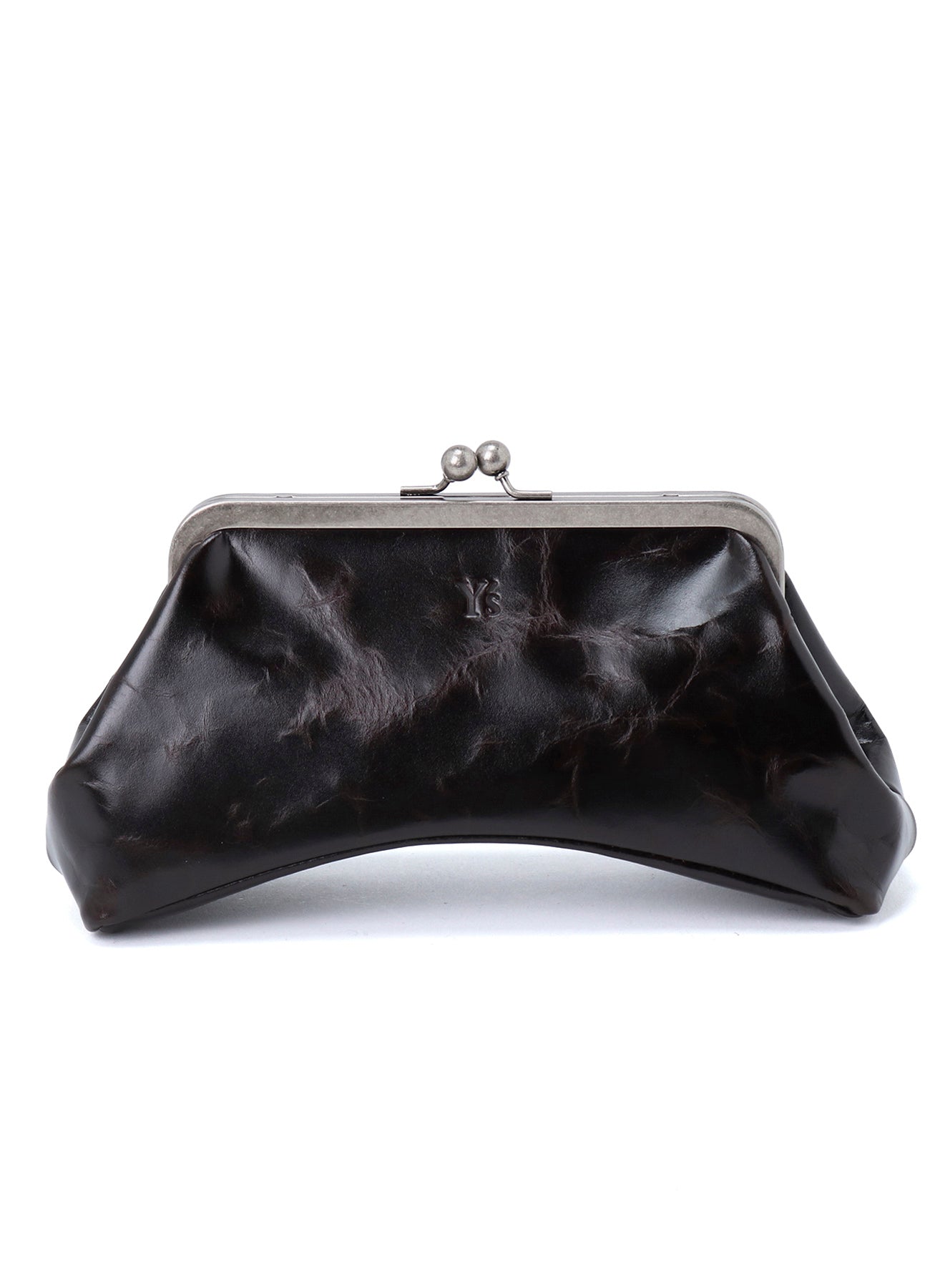GLOSSY LEATHER CURVY BAG S