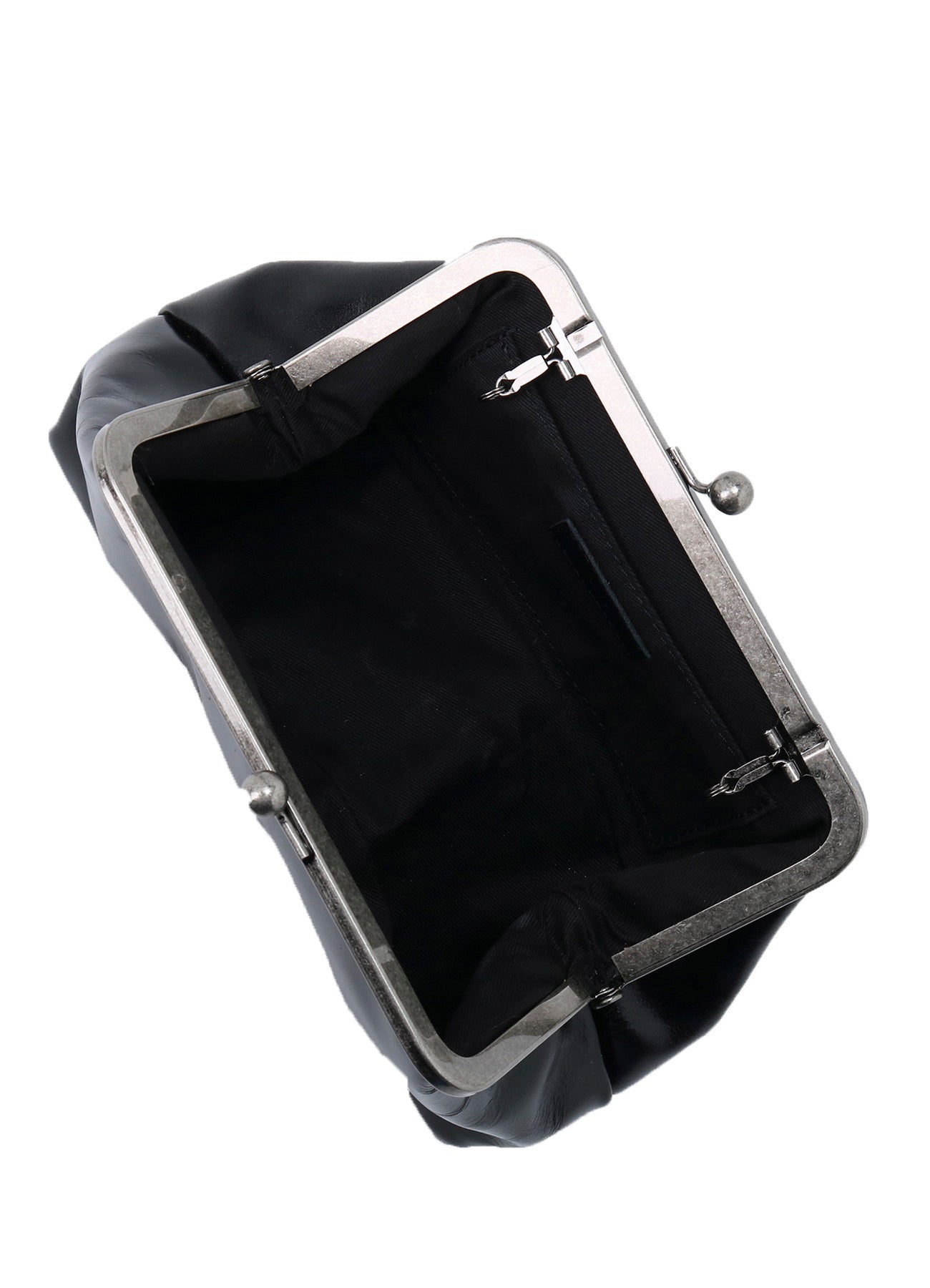 GLOSSY LEATHER CURVY BAG S