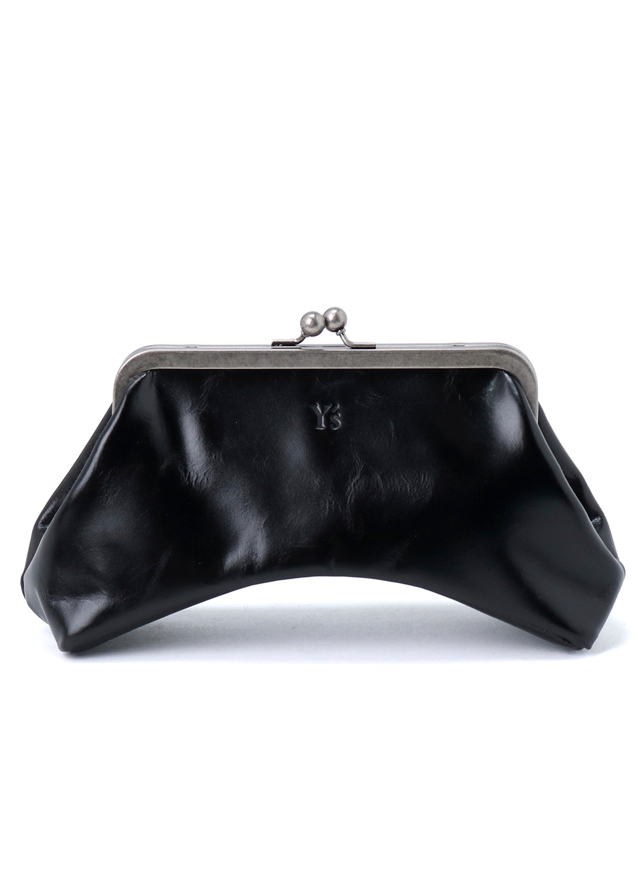 GLOSSY LEATHER CURVY BAG S
