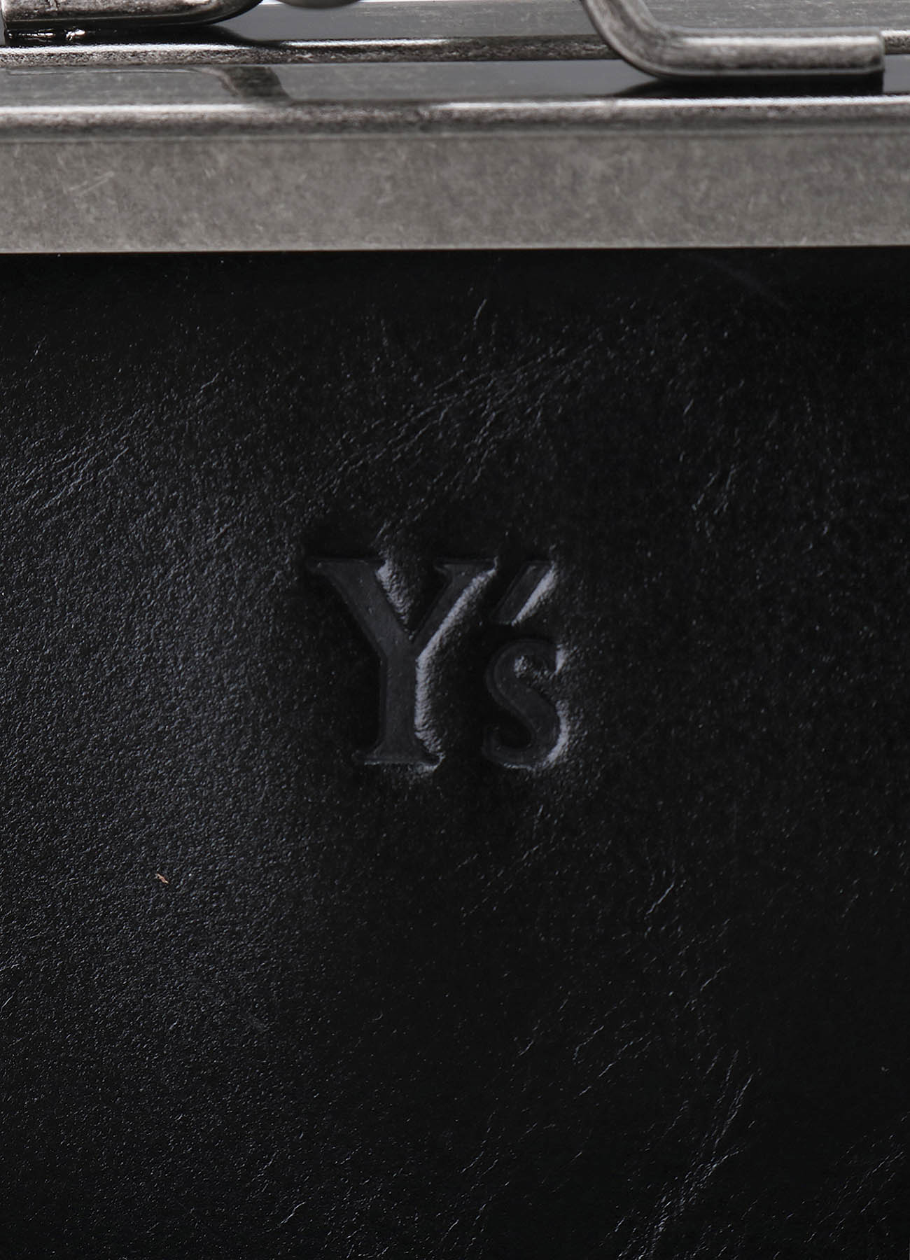 GLOSSY LEATHER CURVY BAG S