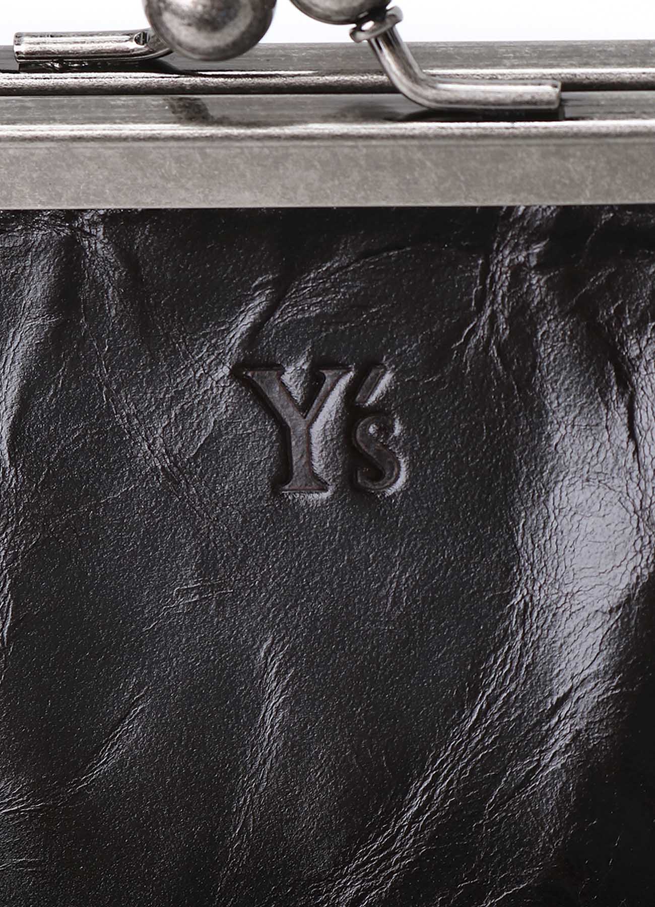 GLOSSY LEATHER CURVY BAG M