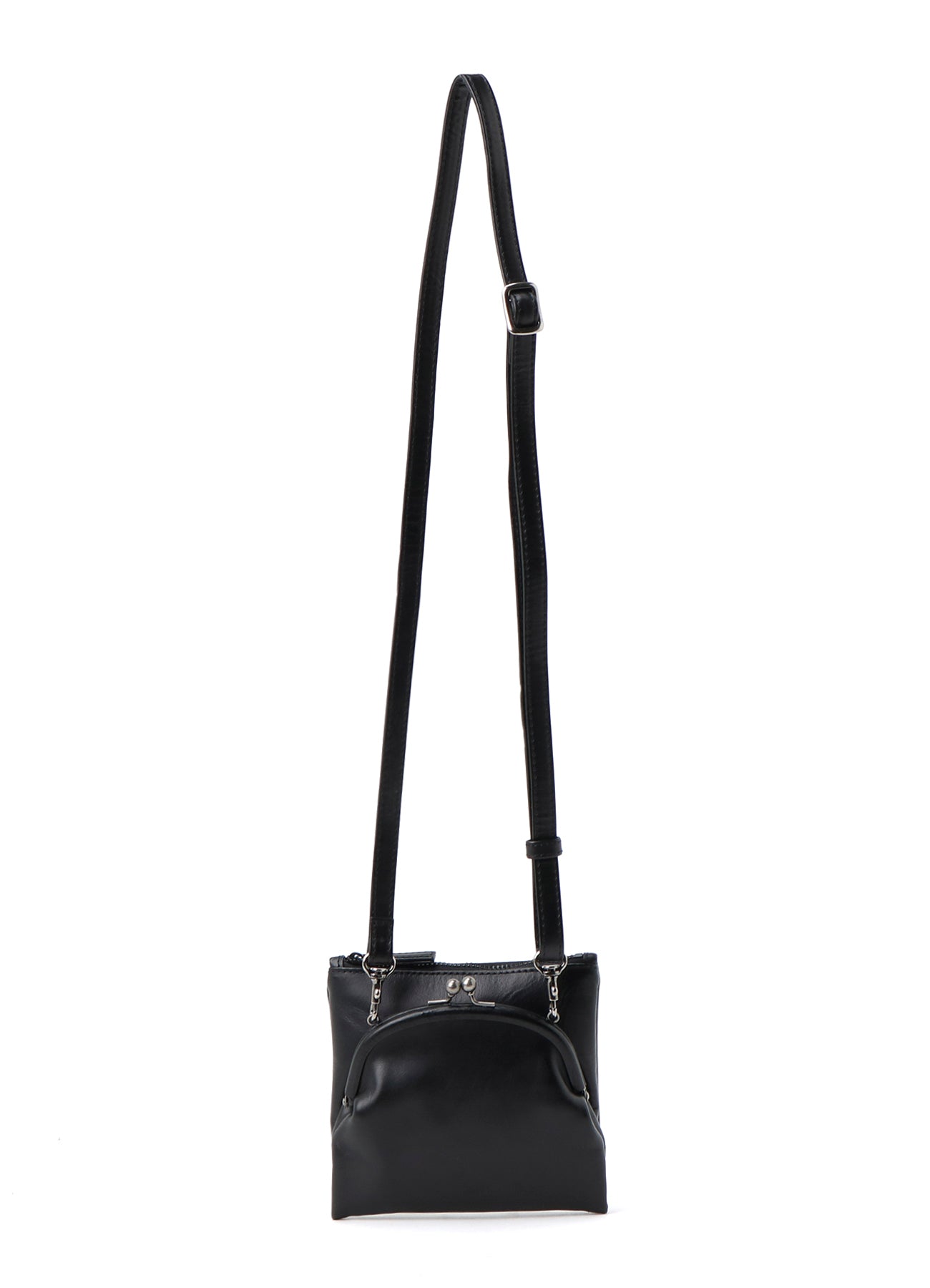 SEMI-GLOSS LEATHER MINI SHOULDER 2WAY BAG