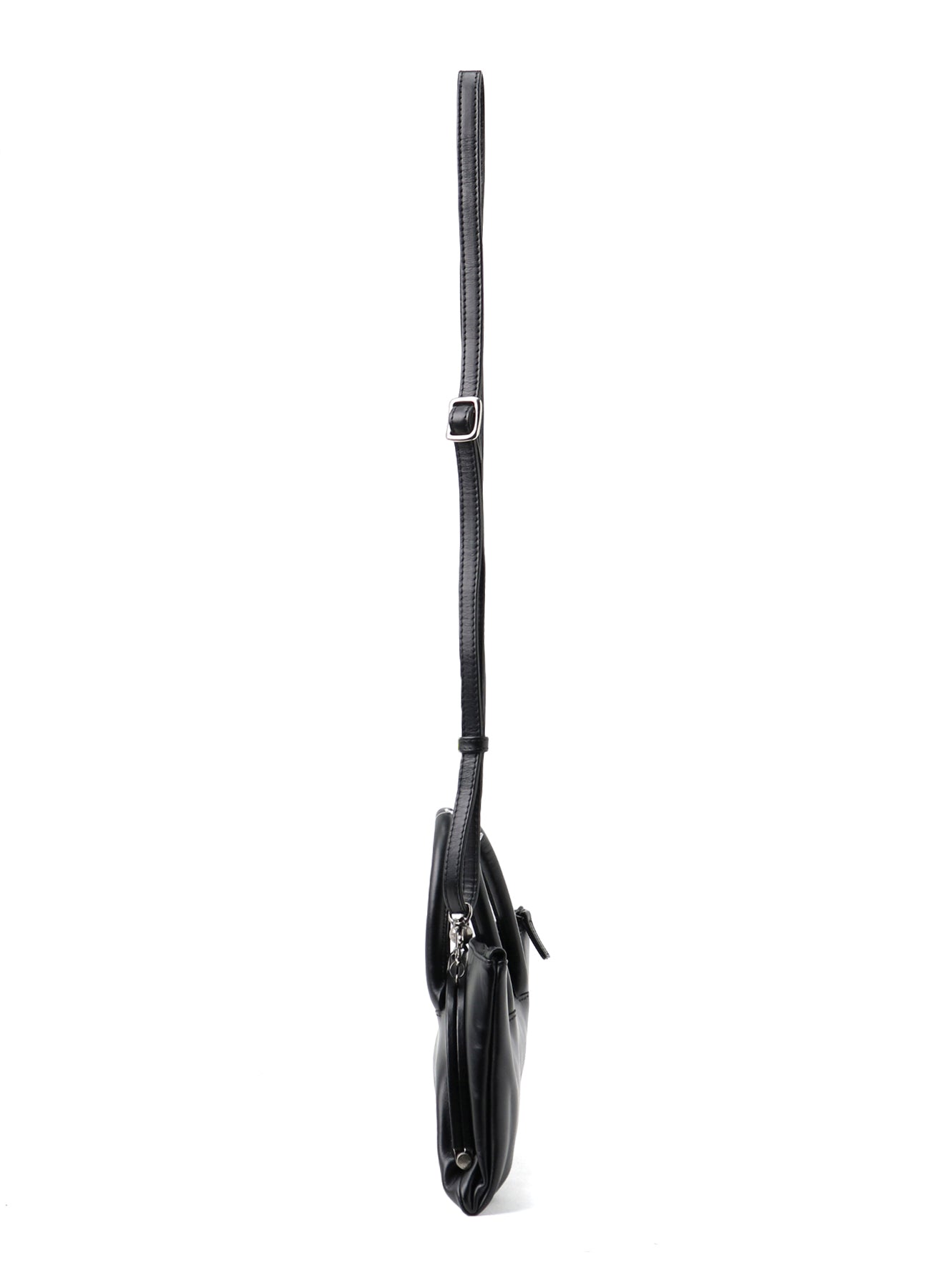SEMI-GLOSS LEATHER SHOULDER 2WAY BAG