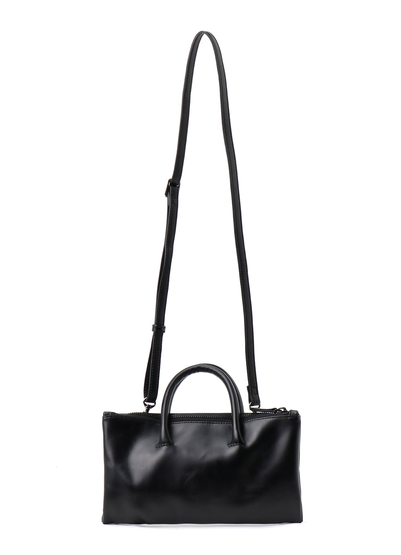 SEMI-GLOSS LEATHER SHOULDER 2WAY BAG