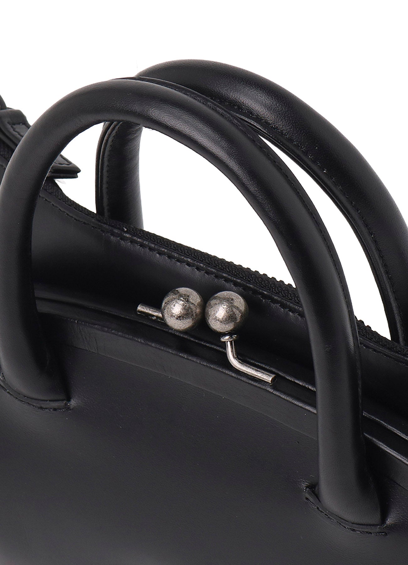 SEMI-GLOSS LEATHER SHOULDER 2WAY BAG