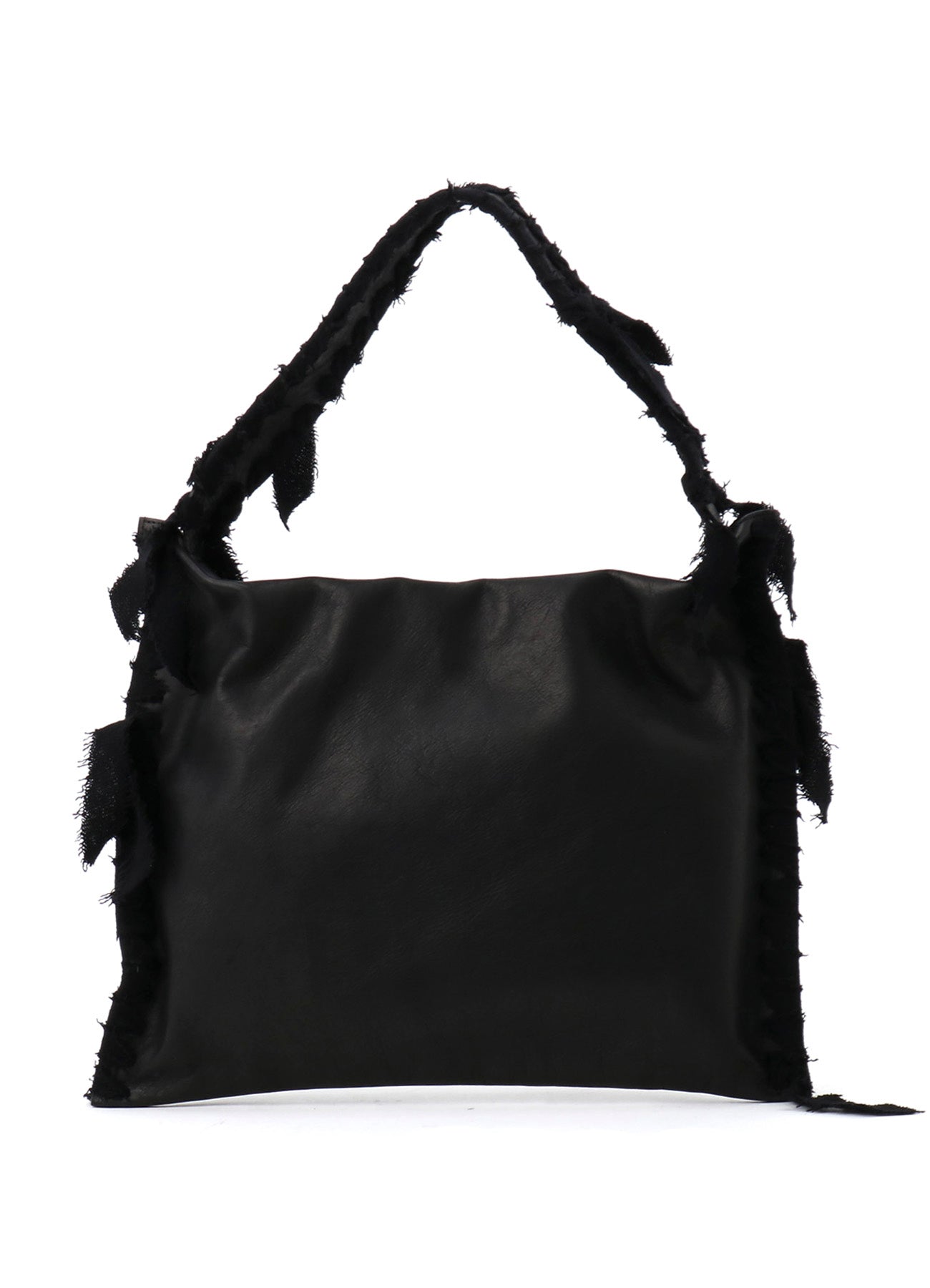 BRAIDED STRING LEATHER TOTE BAG