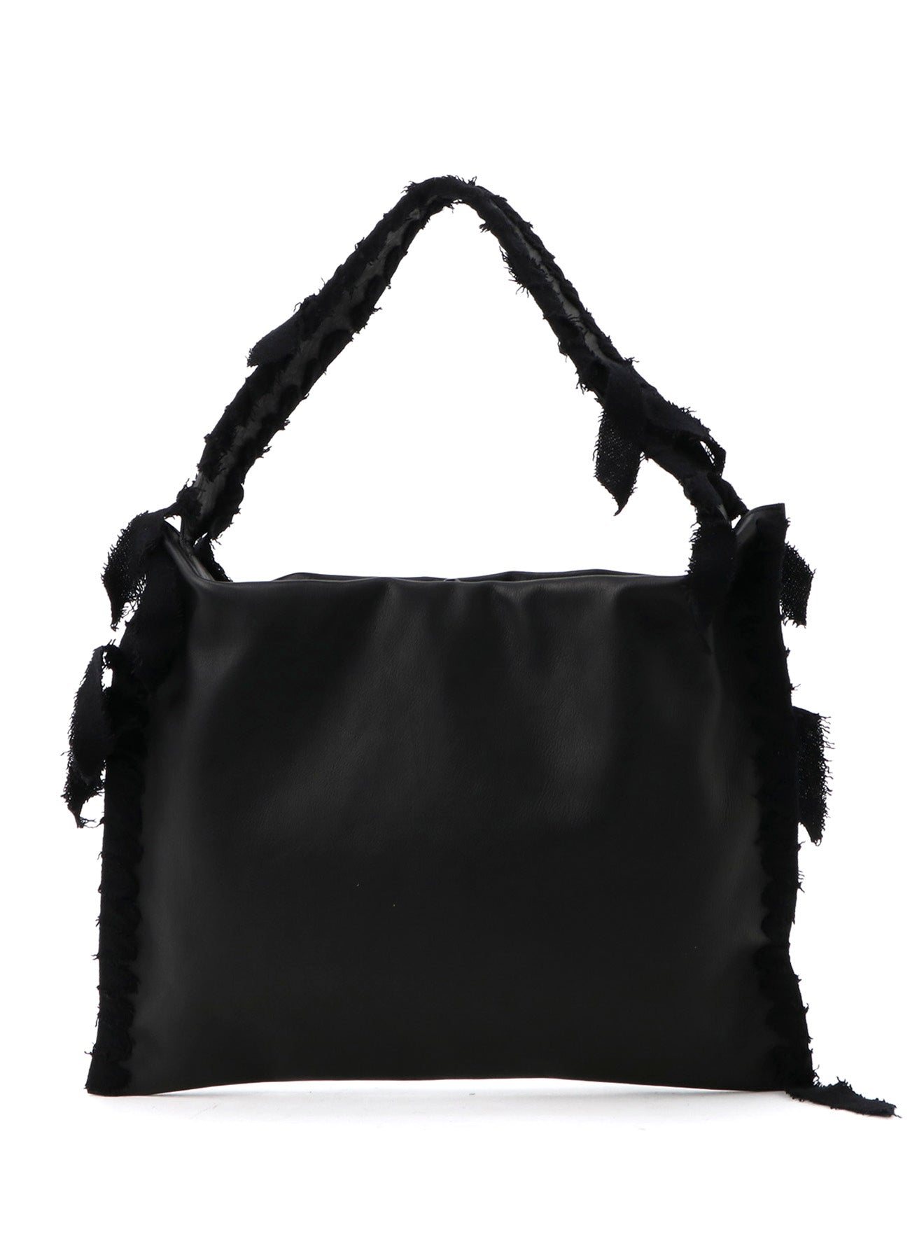 BRAIDED STRING LEATHER TOTE BAG