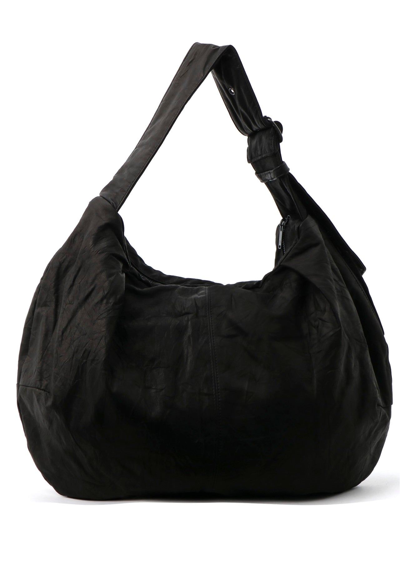 SOFT LEATHER GYOZA-STYLE BAG