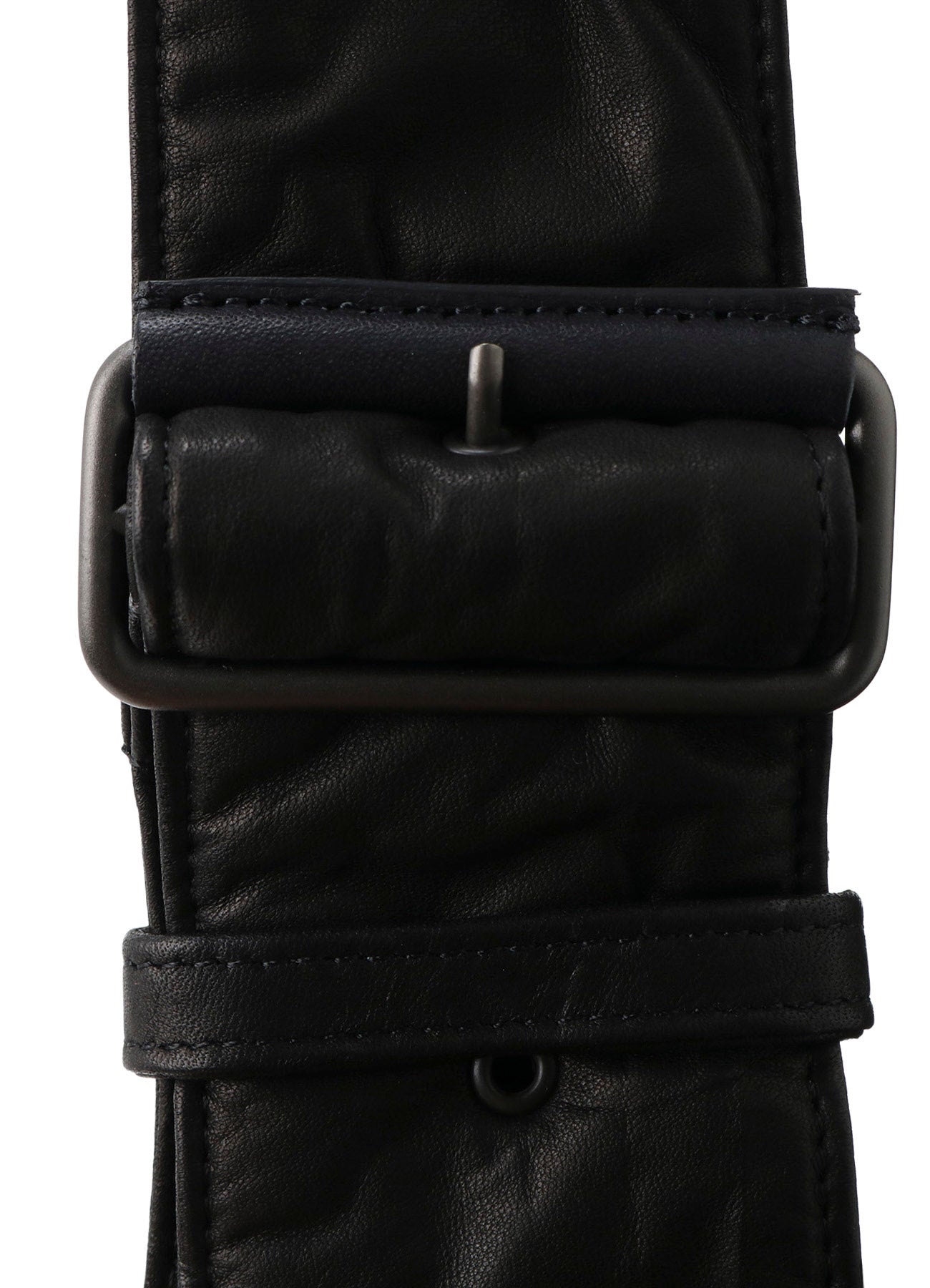 SOFT LEATHER GYOZA-STYLE BAG