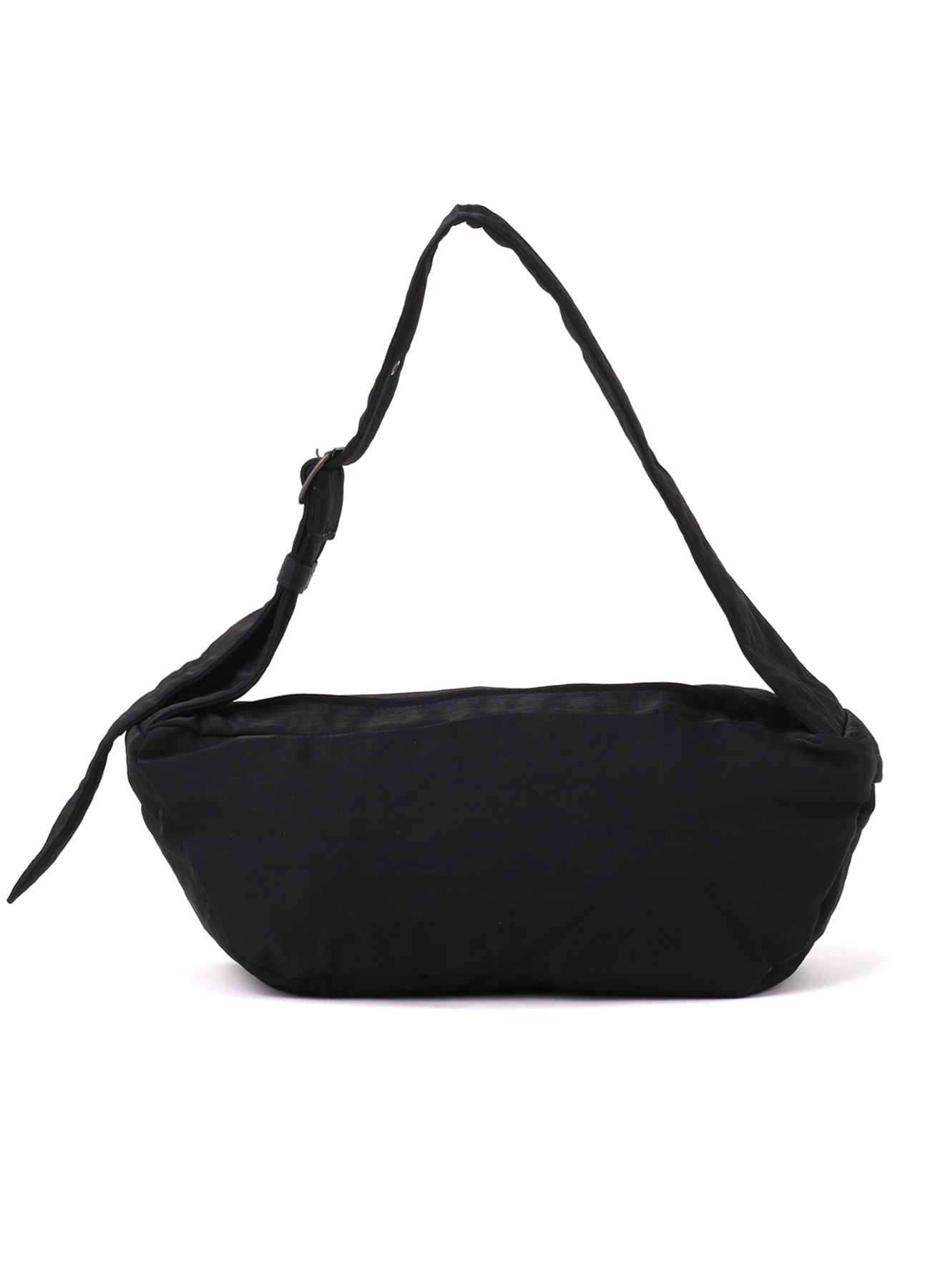NYLON WASHER TWILL BOX SHOULDER BAG
