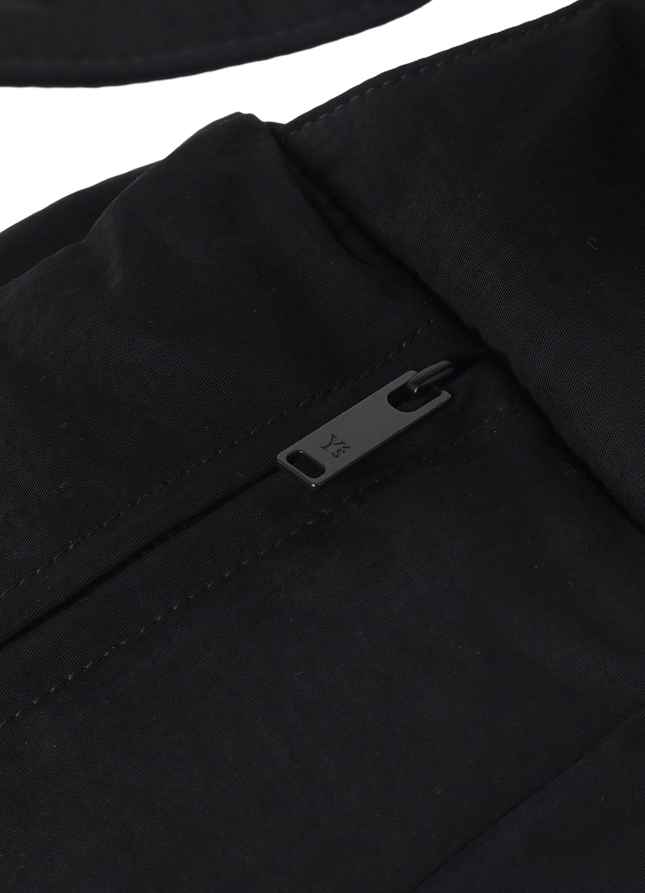 NYLON WASHER TWILL BOX SHOULDER BAG