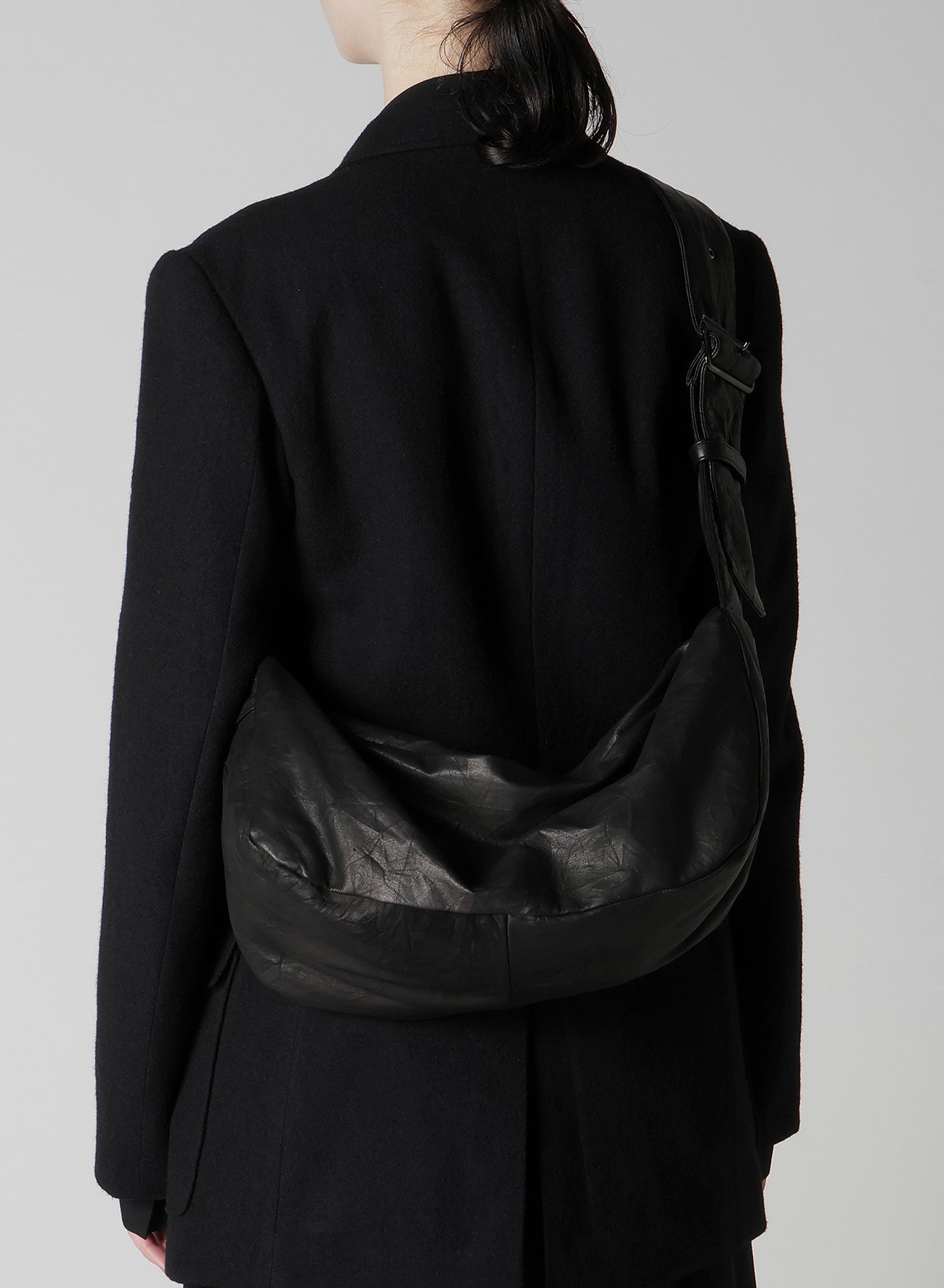 SOFT LEATHER BOX SHOULDER BAG
