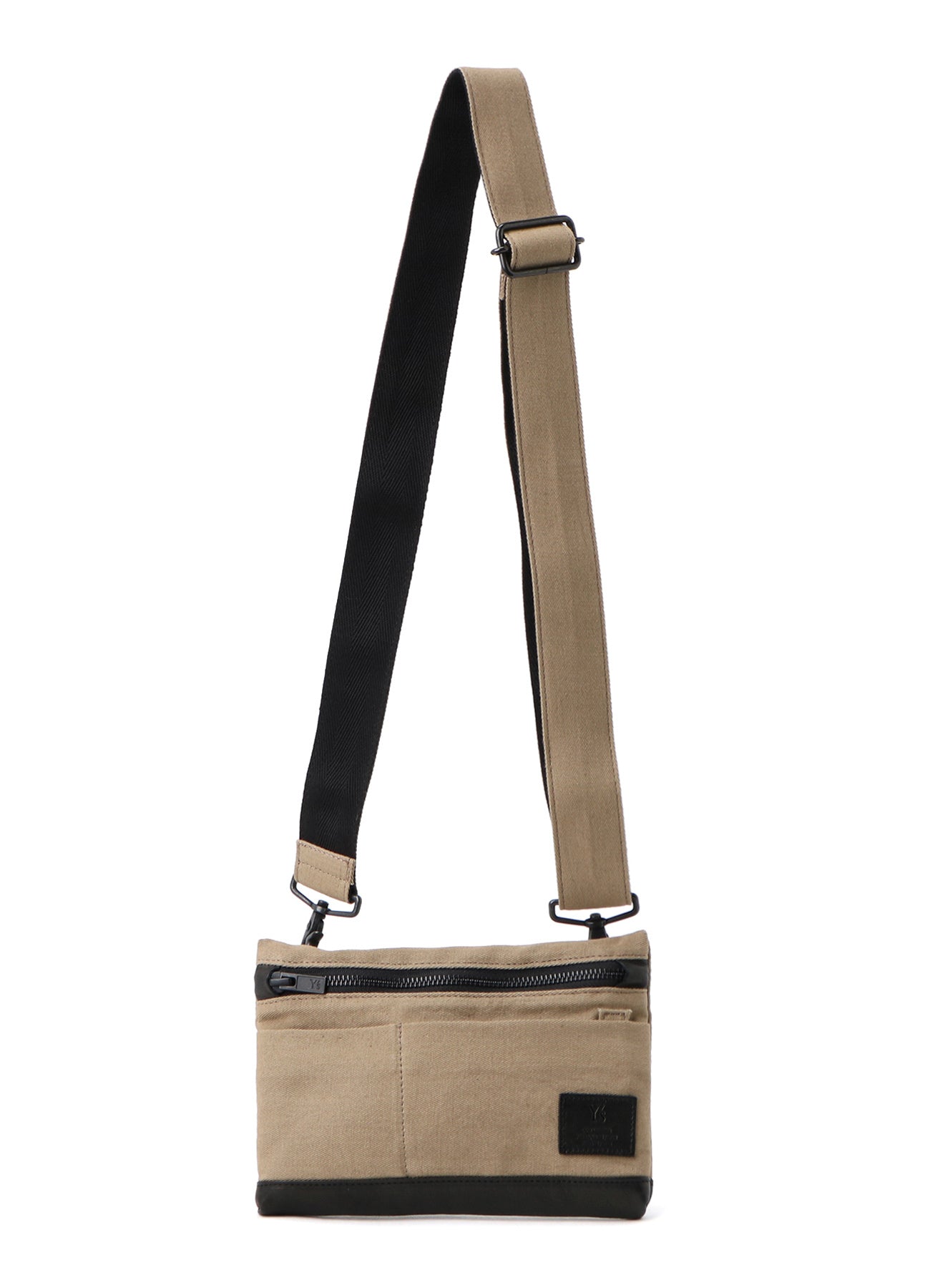 COTTON LINEN TWILL / LEATHER SACOCHE