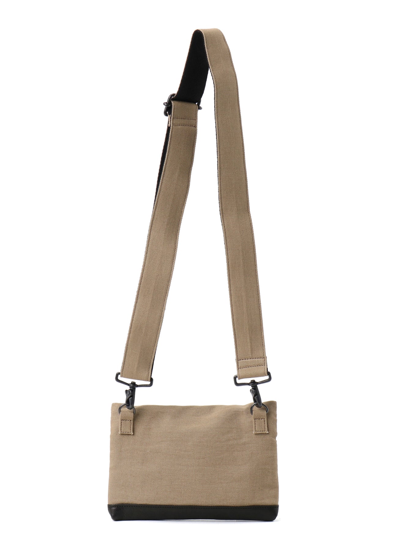 COTTON LINEN TWILL / LEATHER SACOCHE