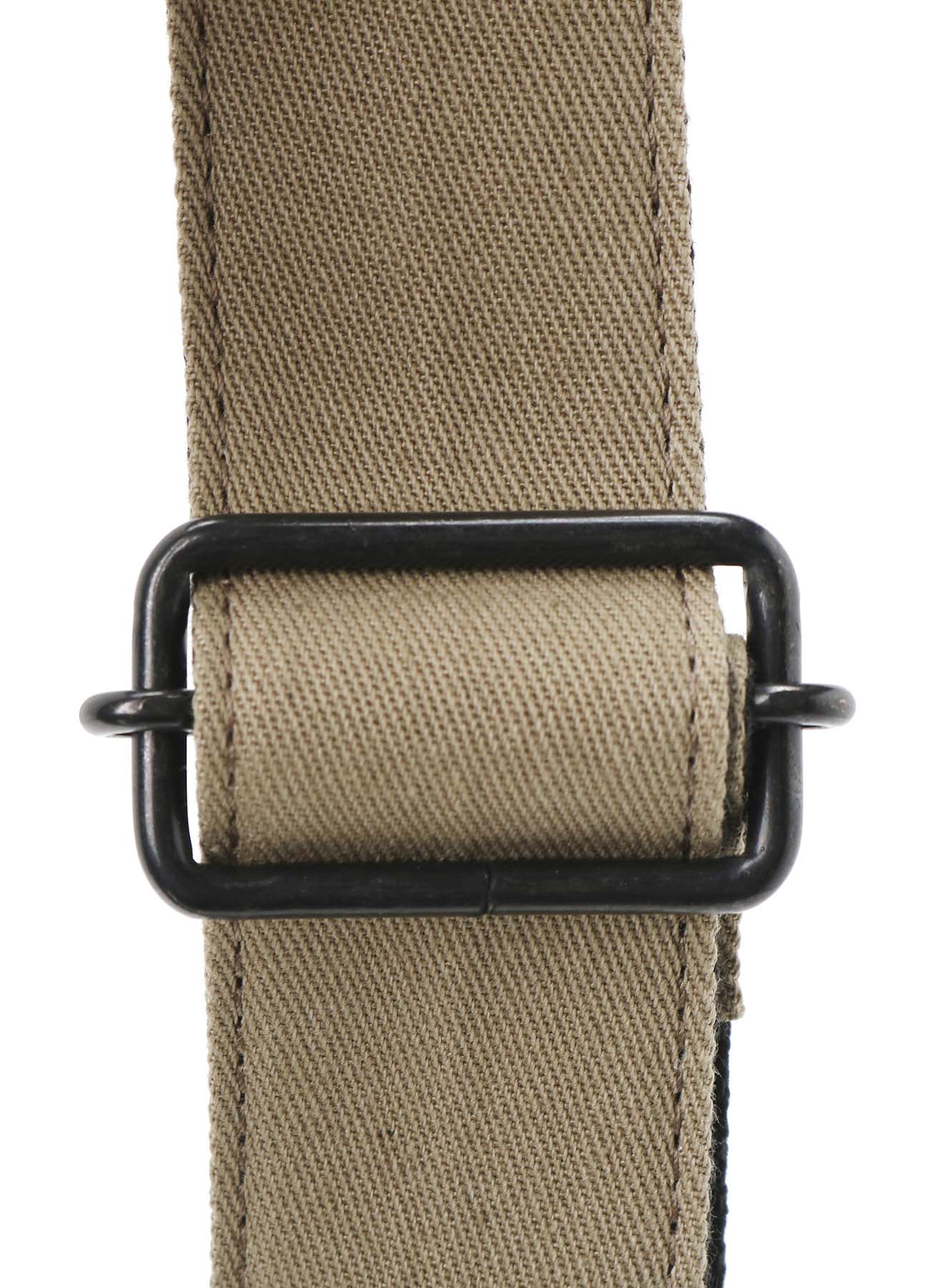 COTTON LINEN TWILL / LEATHER SACOCHE