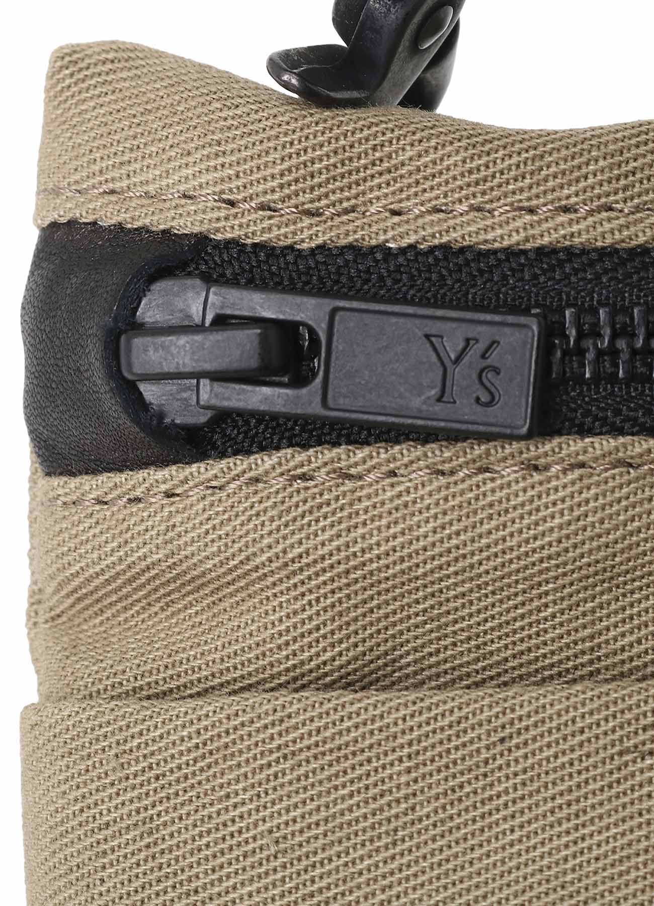 COTTON LINEN TWILL / LEATHER SACOCHE