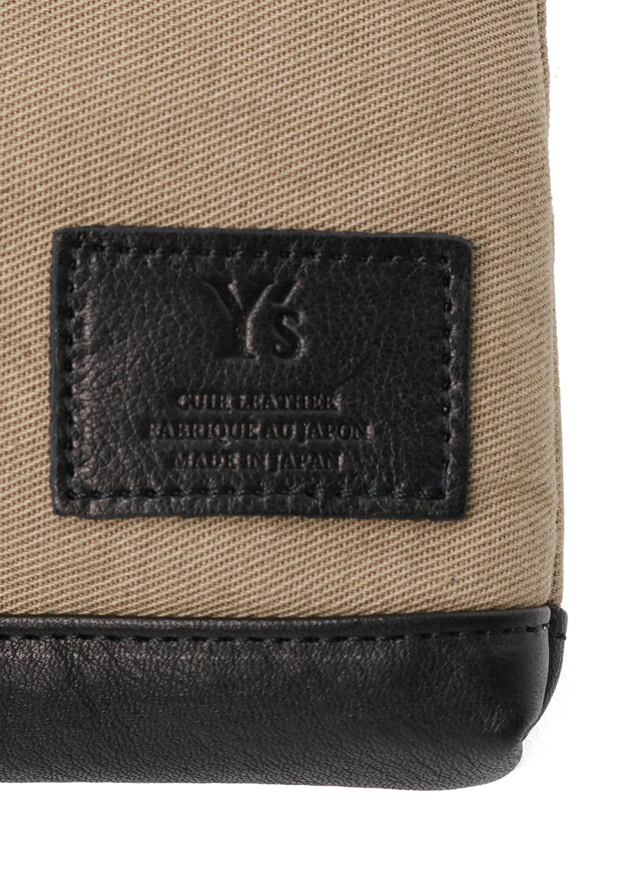 COTTON LINEN TWILL / LEATHER SACOCHE
