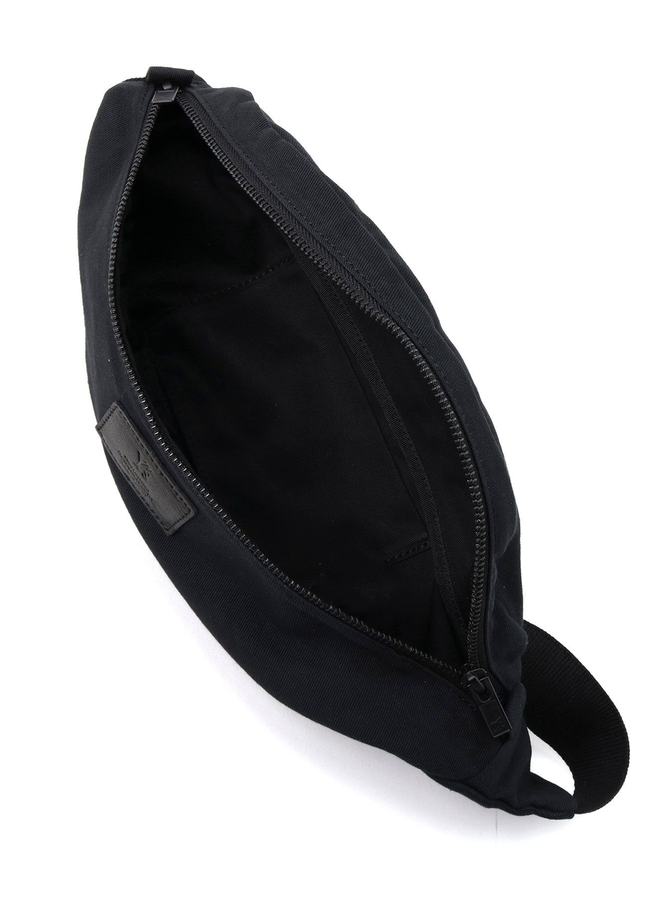 COTTON LINEN TWILL / LEATHER CROSSBODY BAG