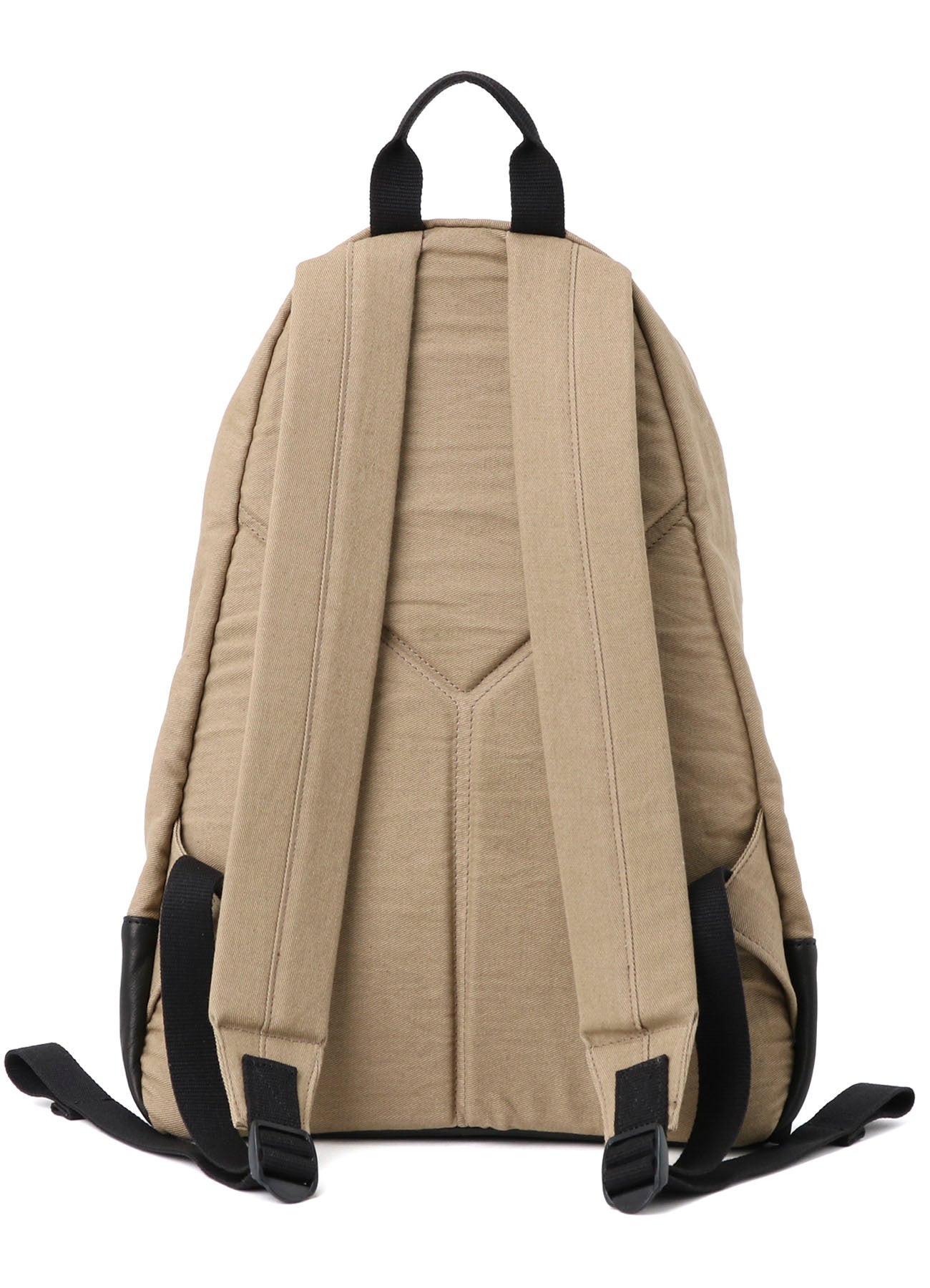 COTTON LINEN TWILL / LEATHER BACKPACK