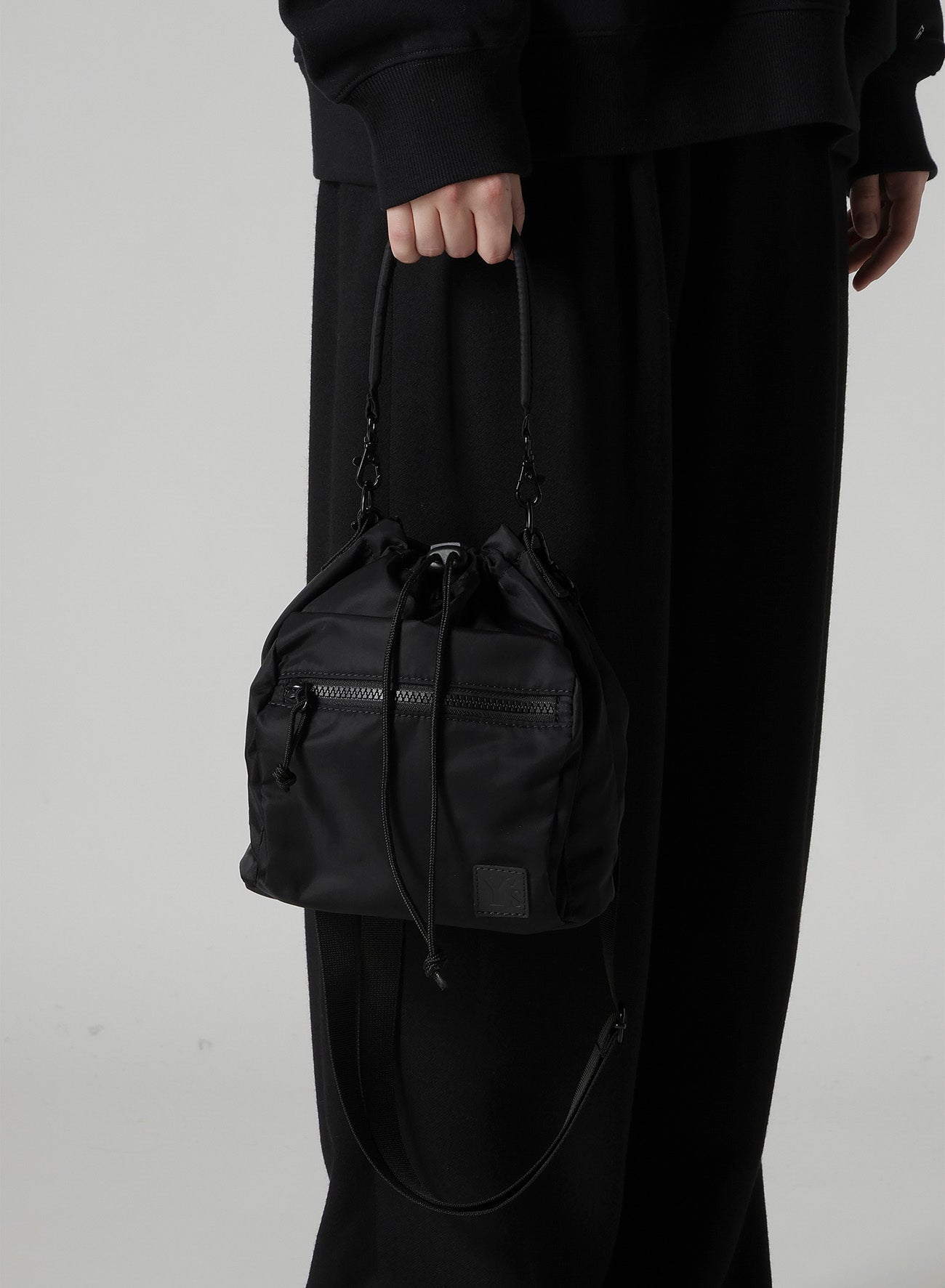 Y's × New Era 2WAY DRAWSTRING POUCH