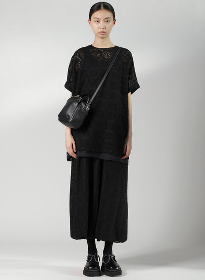 COW LEATHER METAL CLASP BOX BAG