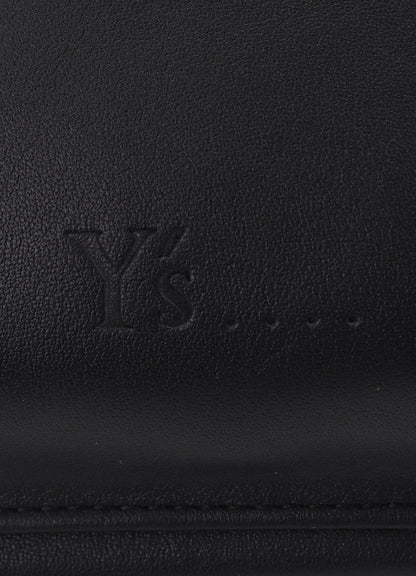 COW LEATHER METAL CLASP BOX BAG