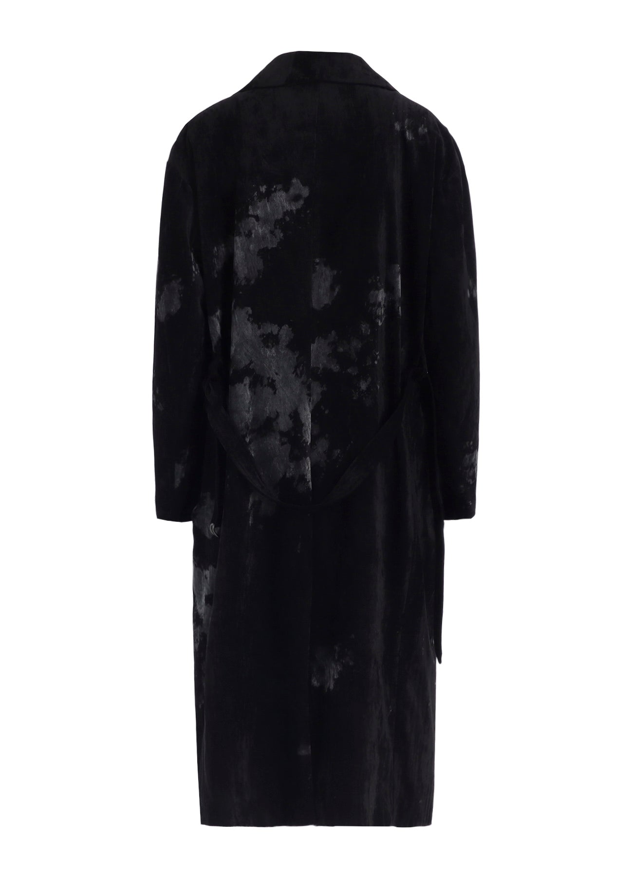 DISCHARGE-PRINTED VELVET BIG JACKET
