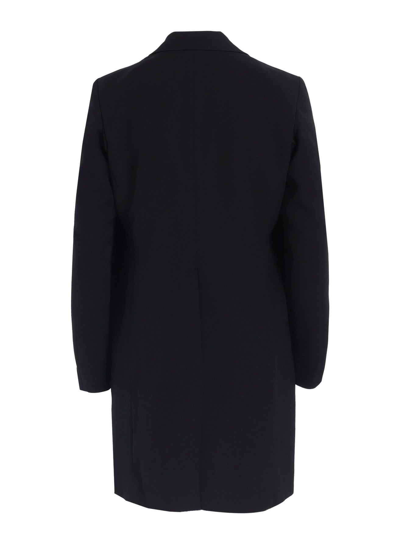 WOOL GABARDINE PEAKED LAPEL JACKET