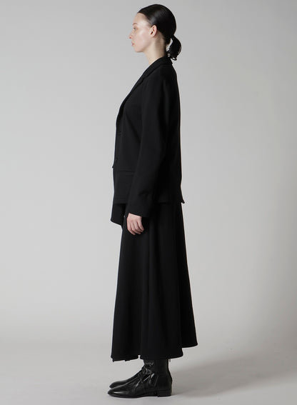 ASYMMETRIC COMBED FLEECE JACKET