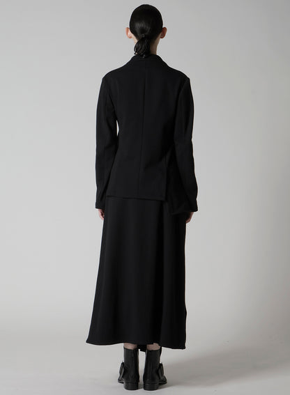 ASYMMETRIC COMBED FLEECE JACKET