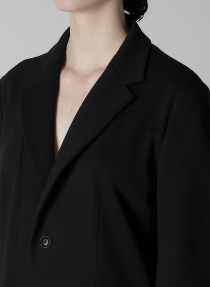 ASYMMETRIC COMBED FLEECE JACKET