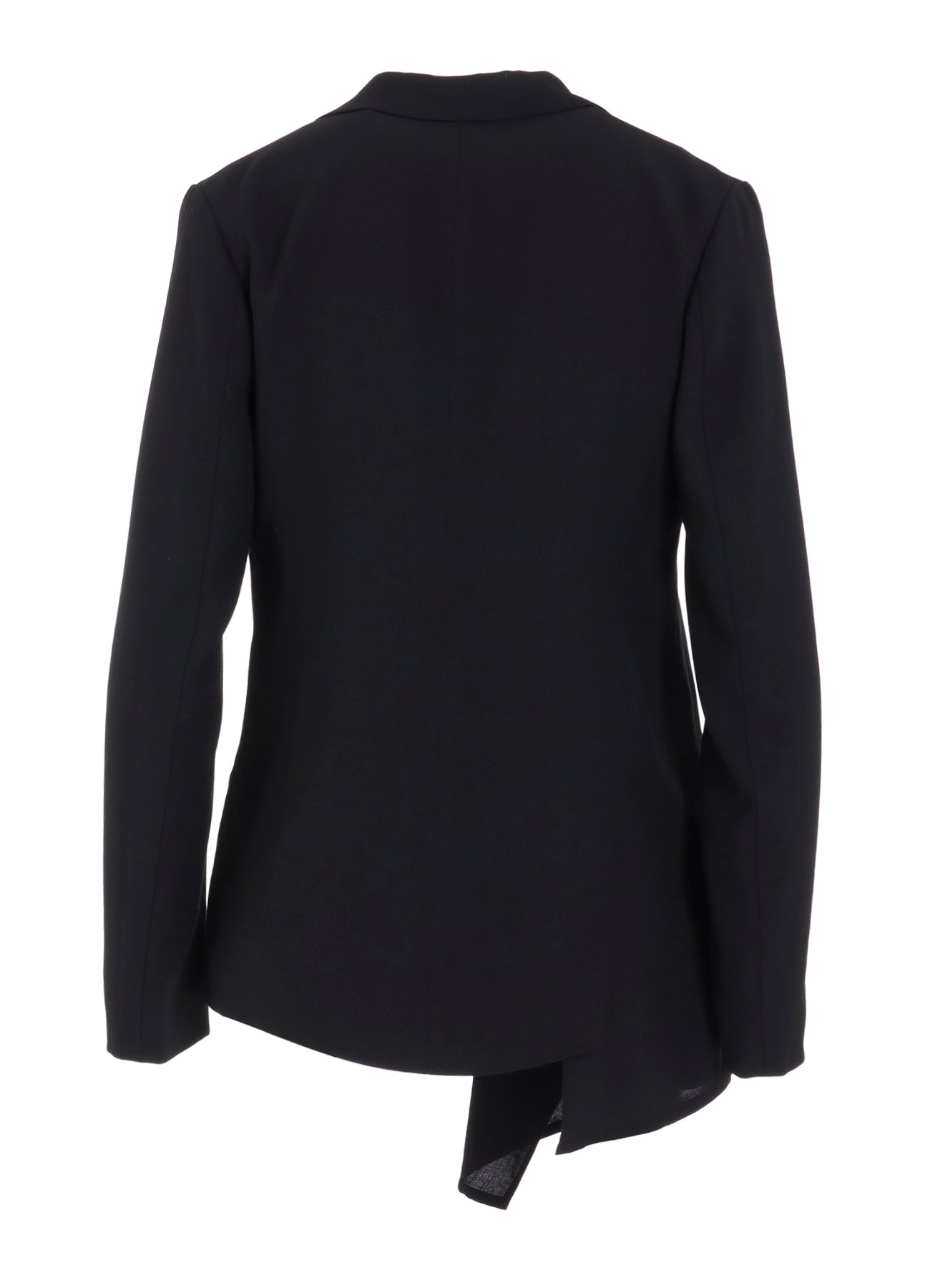 WOOL SERGE RIGHT CLOTH ASYMMETERIC JACKET