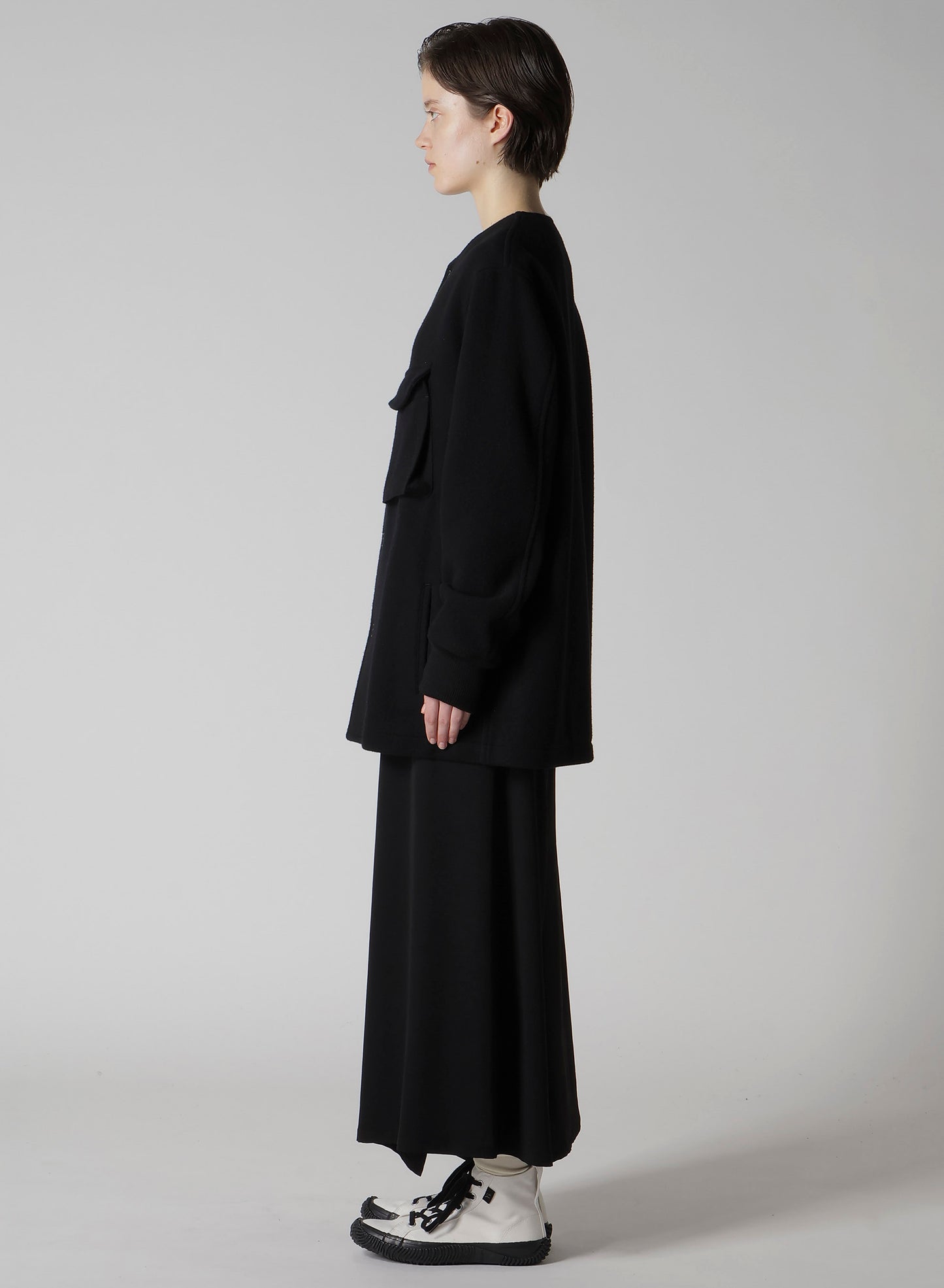 WOOL MOSSER LEFT SIDE CHEST POCKET JACKET