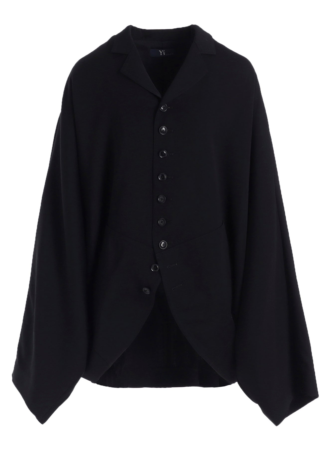 WOOL GABARDINE TAILORED DOLMAN JACKET