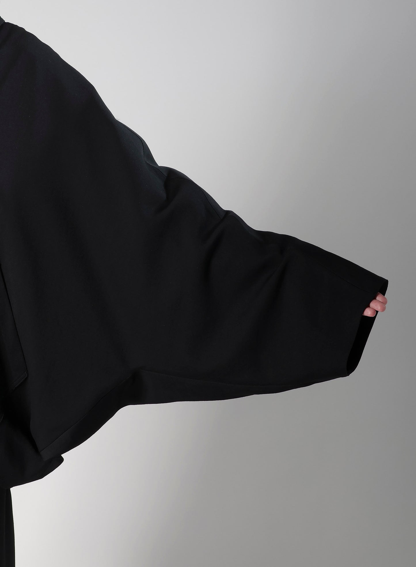 WOOL GABARDINE TAILORED DOLMAN JACKET