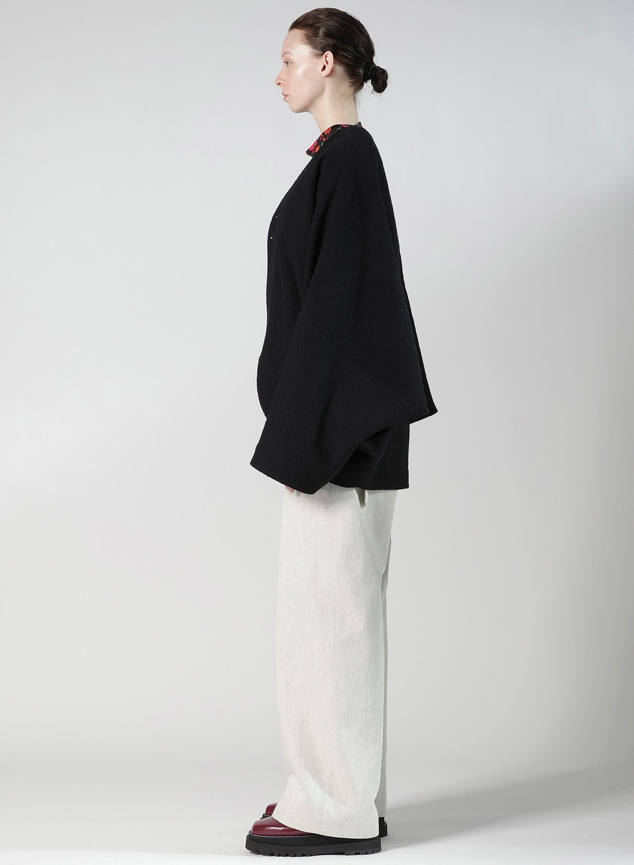 CABLE JQ KNIT DOLMAN SLEEVE JACKET