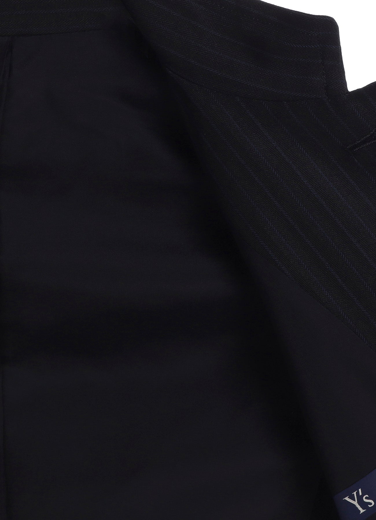 VISCOSE TWEED STRIPE STAND COLLAR JACKET