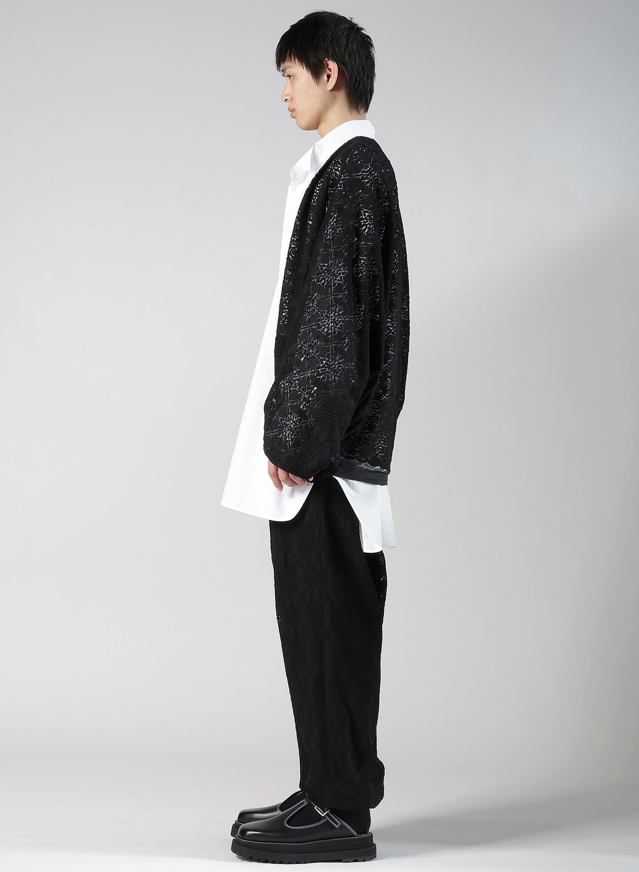 LACE DOLMAN SLEEVE JACKET
