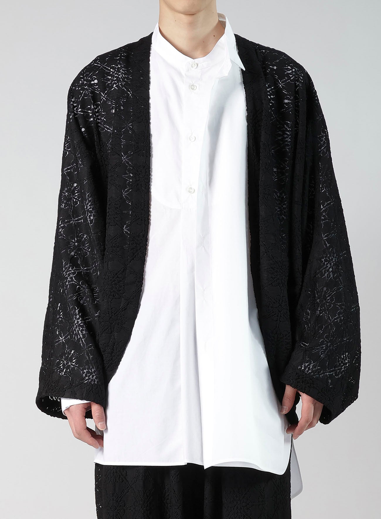LACE DOLMAN SLEEVE JACKET
