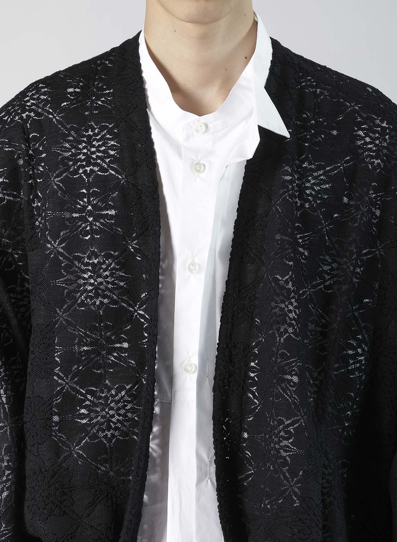 LACE DOLMAN SLEEVE JACKET