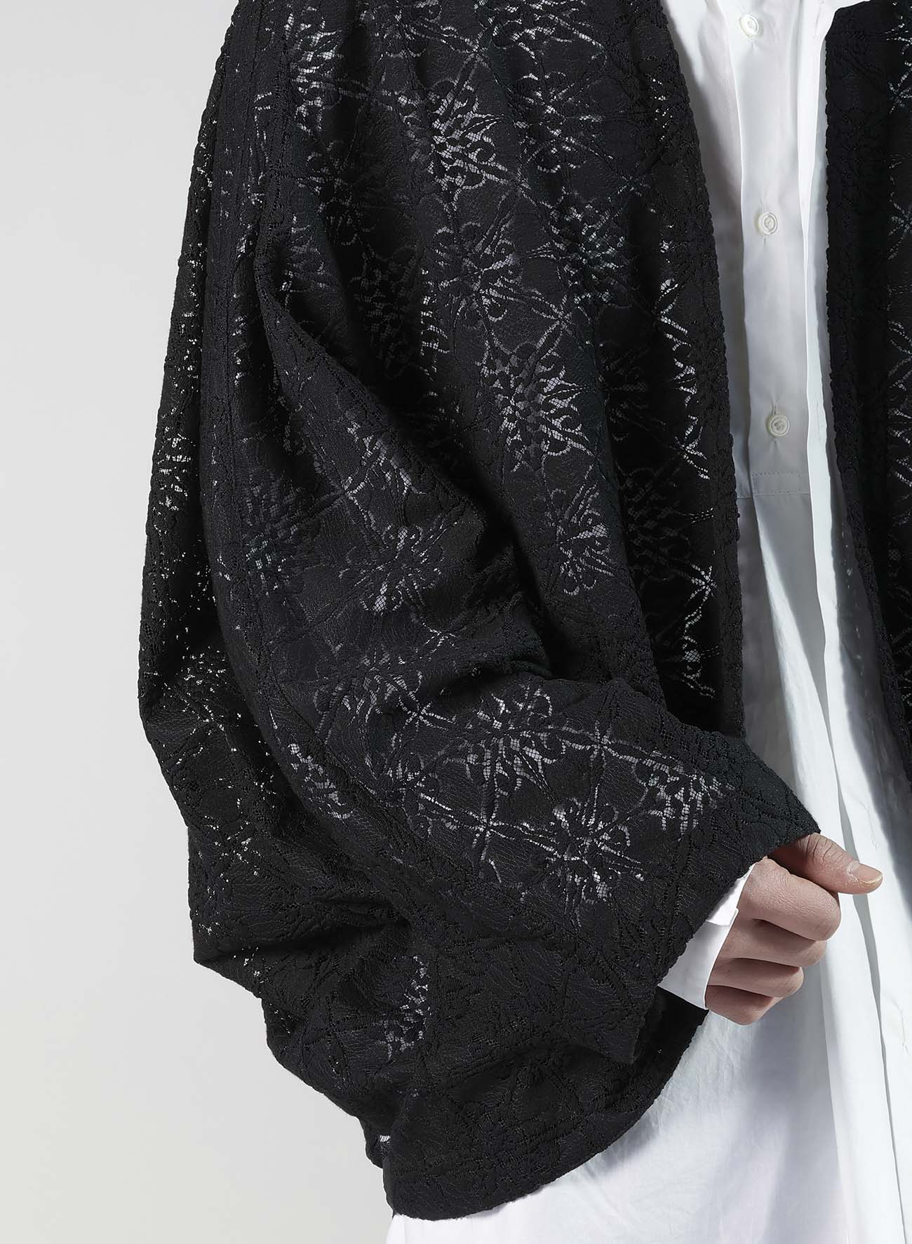 LACE DOLMAN SLEEVE JACKET