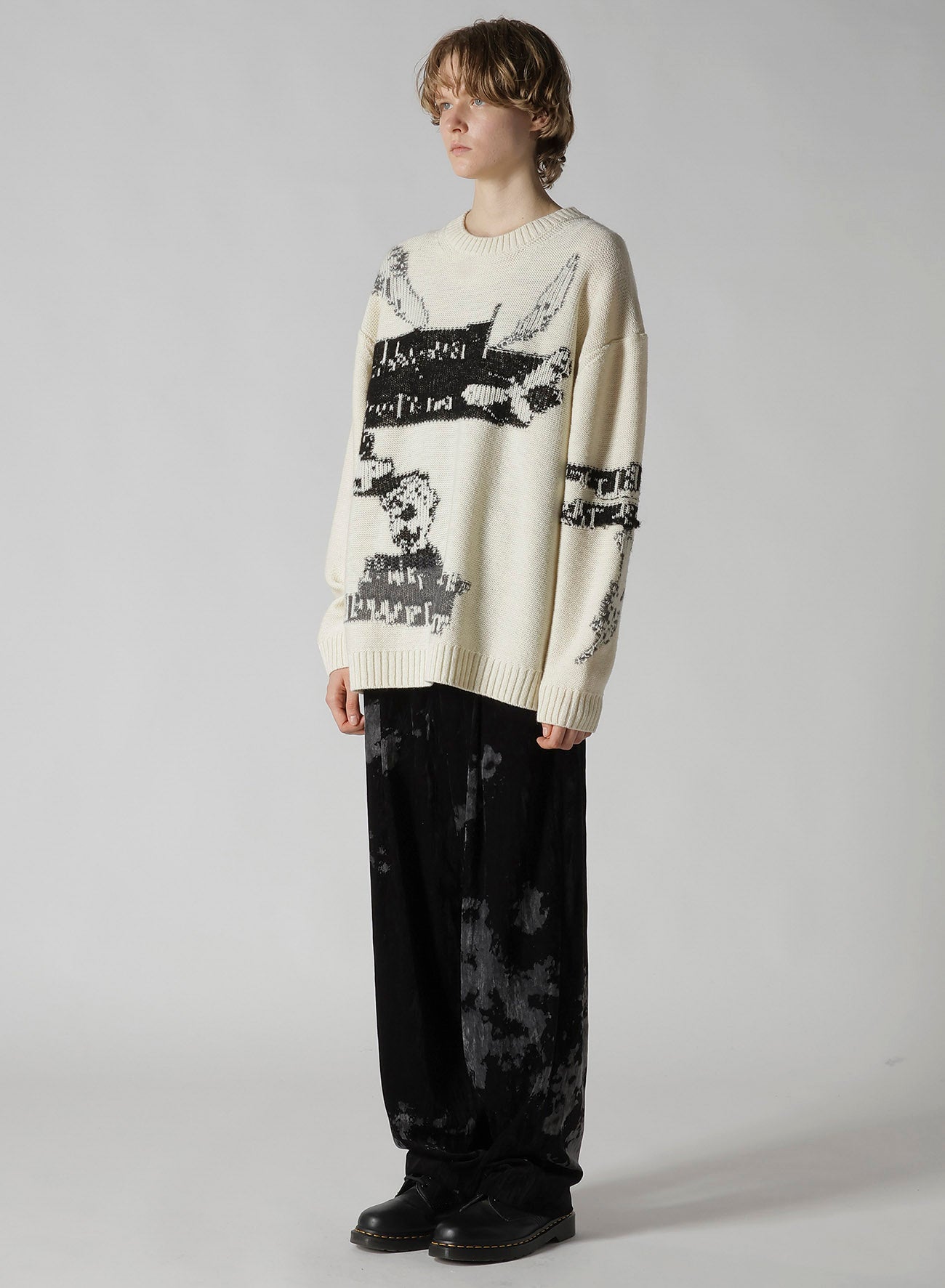 REVERSIBLE INTARSIA W JQ PULLOVER