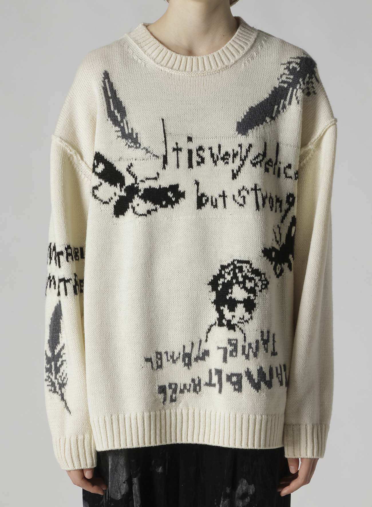 REVERSIBLE INTARSIA W JQ PULLOVER
