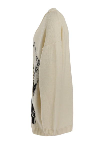 REVERSIBLE INTARSIA W JQ CARDIGAN