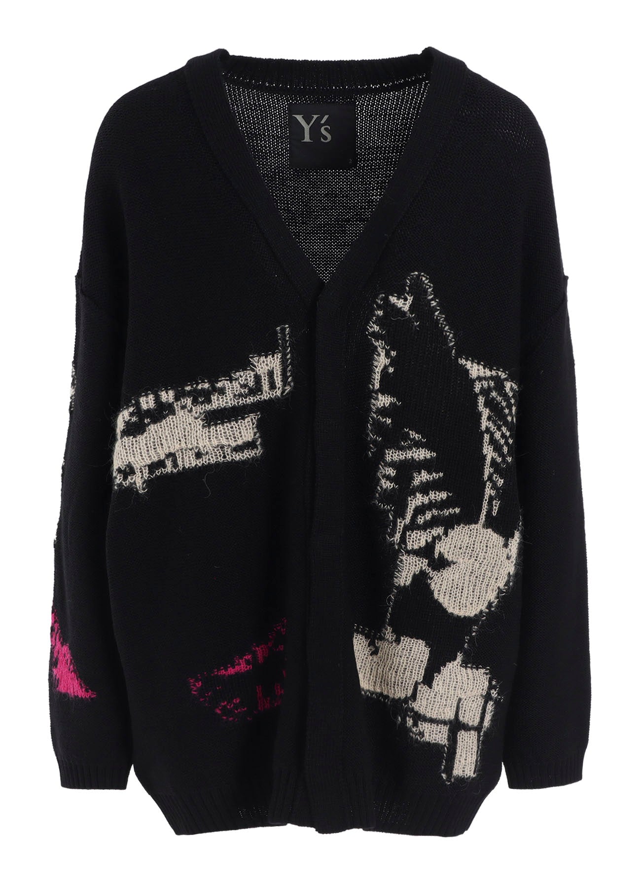 REVERSIBLE INTARSIA W JQ CARDIGAN