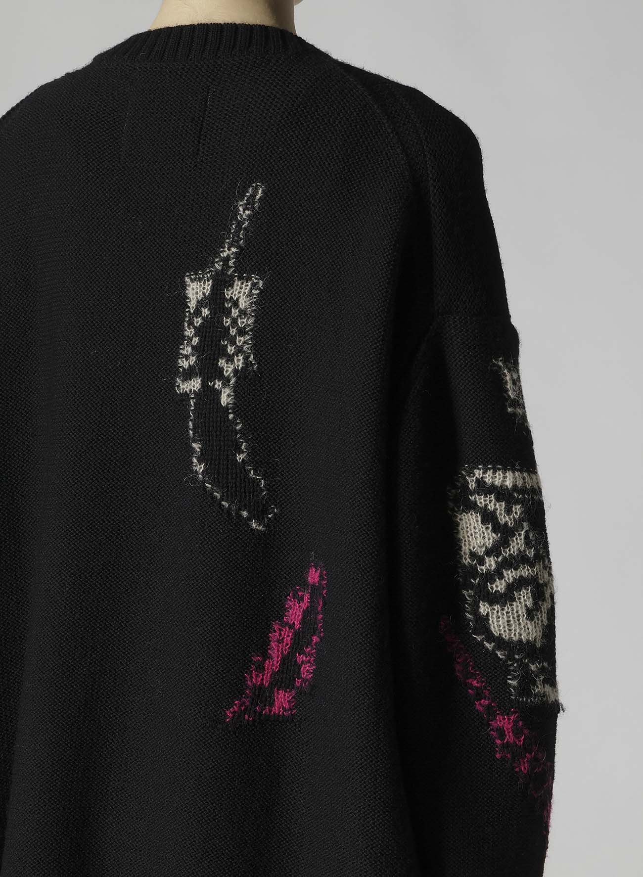 REVERSIBLE INTARSIA W JQ CARDIGAN