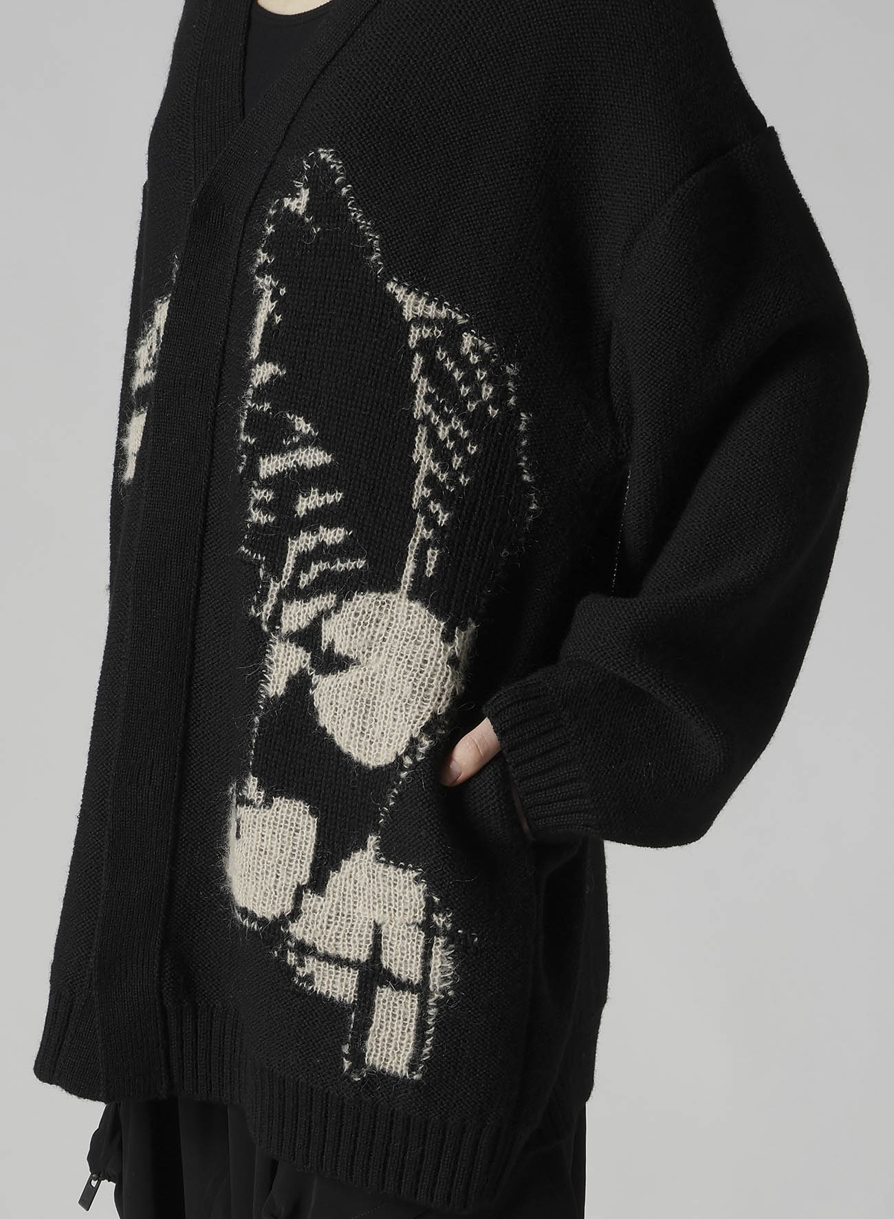 REVERSIBLE INTARSIA W JQ CARDIGAN