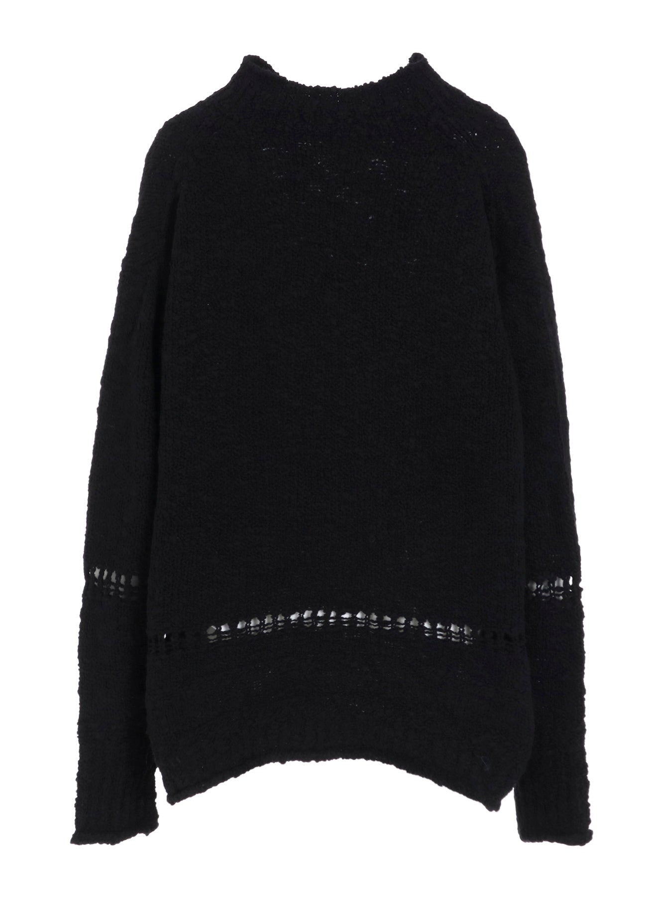 THICK SLUB JERSEY CURLED COLLAR PULLOVER
